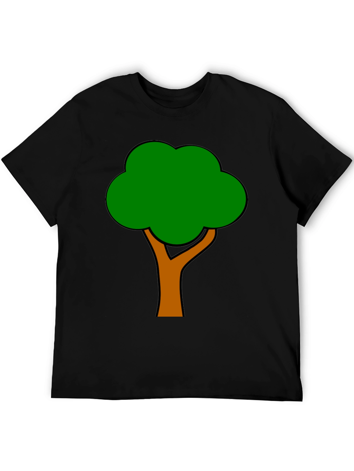 Tree Graphic Black T-Shirt