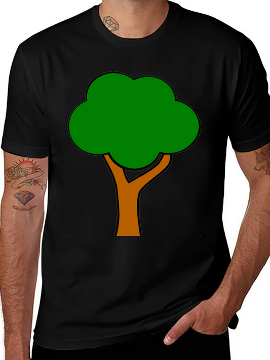 Tree Graphic Black T-Shirt