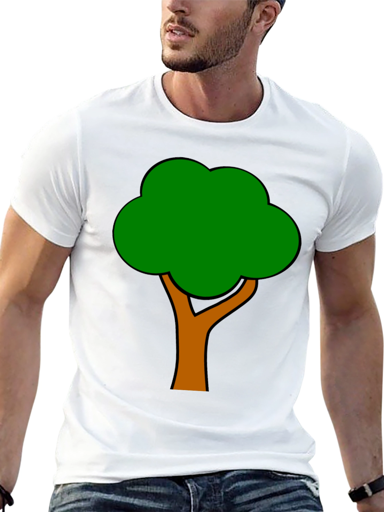 Tree Graphic Black T-Shirt