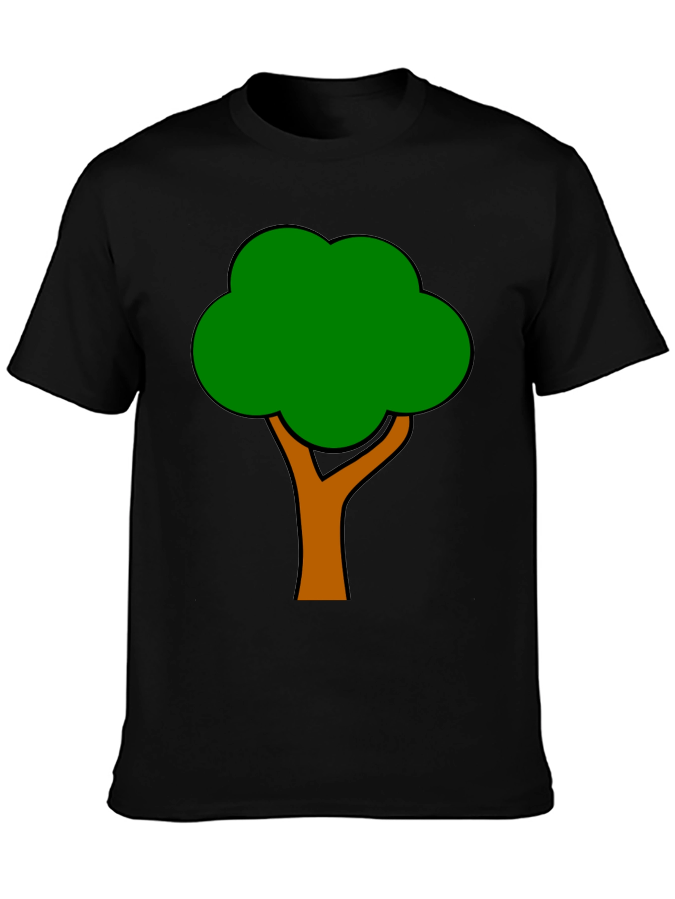 Tree Graphic Black T-Shirt