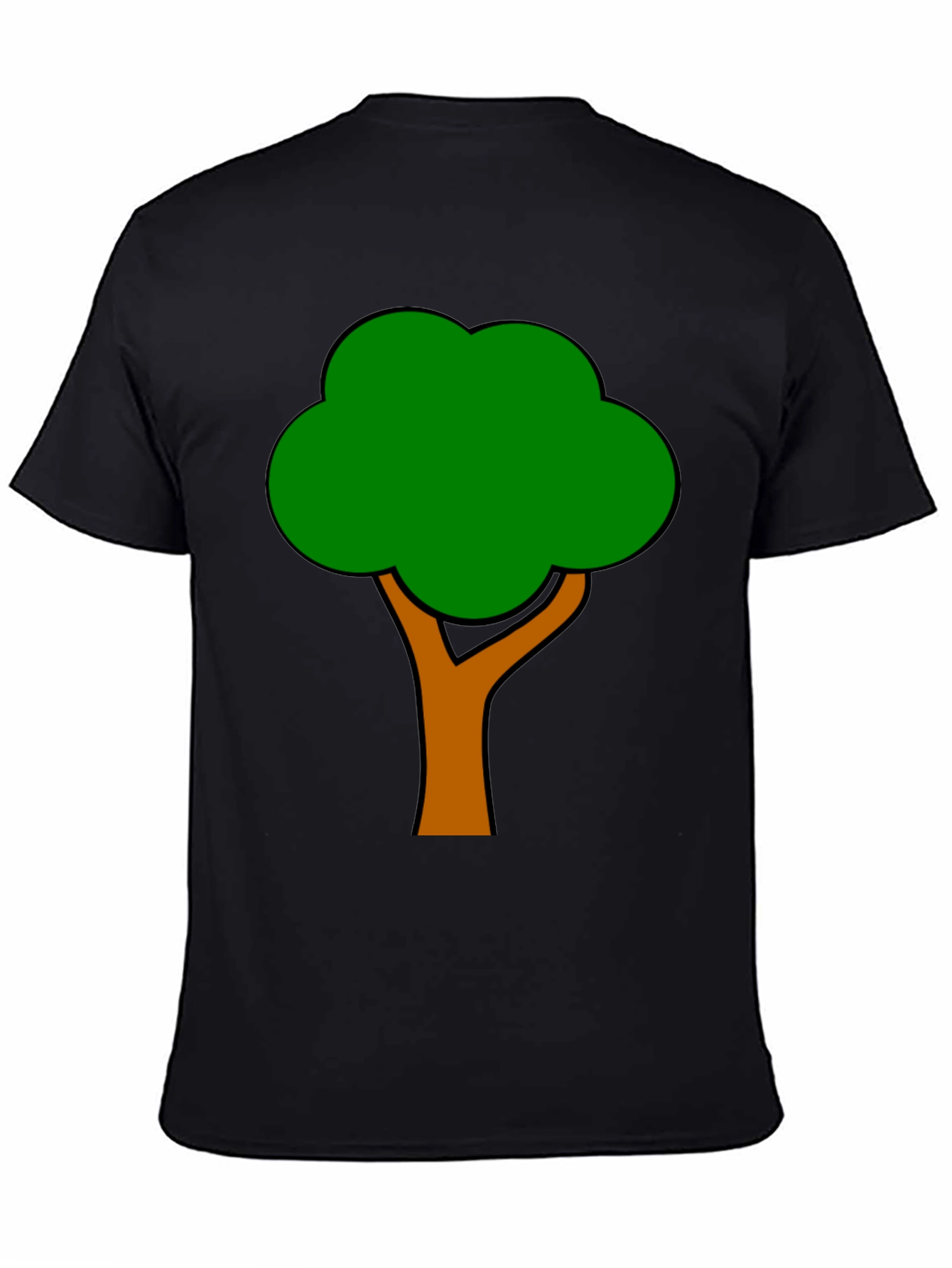 Tree Graphic Black T-Shirt