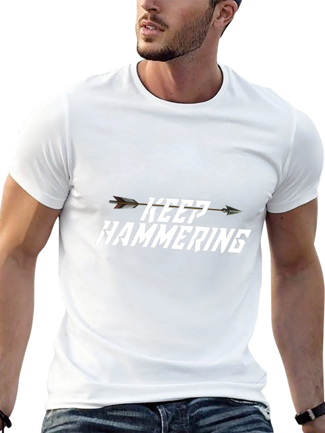 Keep Hammering Arrow T-Shirt