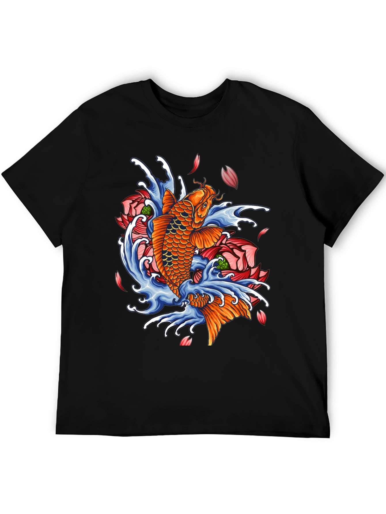 Koi Fish Graphic Tee - Japanese Art T-Shirt