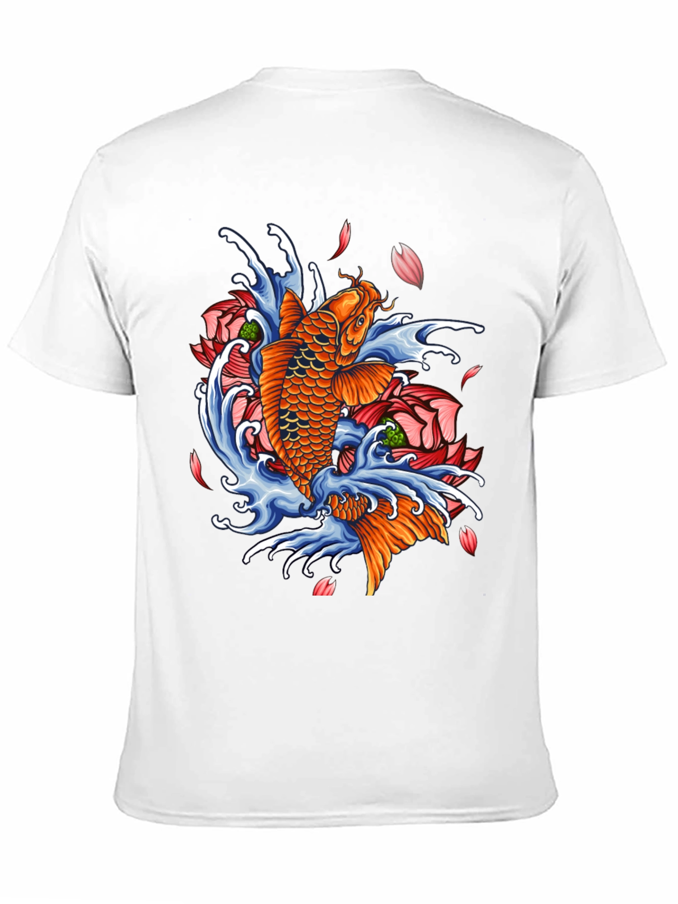 Koi Fish Graphic Tee - Japanese Art T-Shirt
