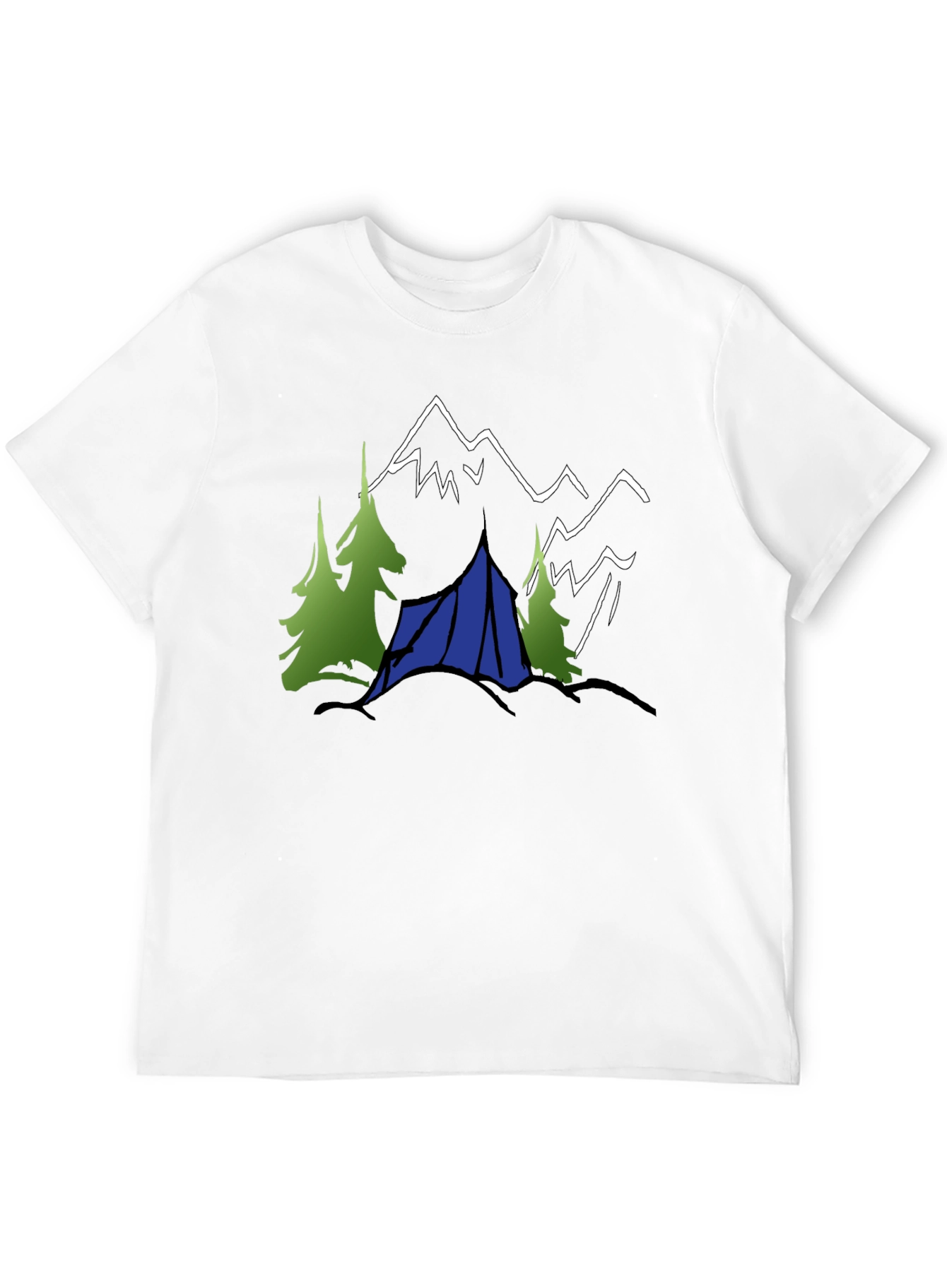 Nature Adventure Tee: Camping in the Mountains