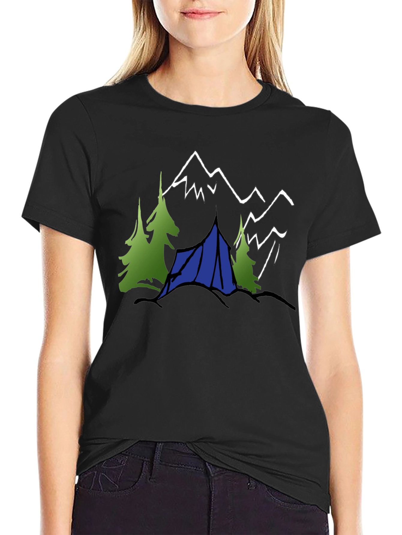 Nature Adventure Tee: Camping in the Mountains