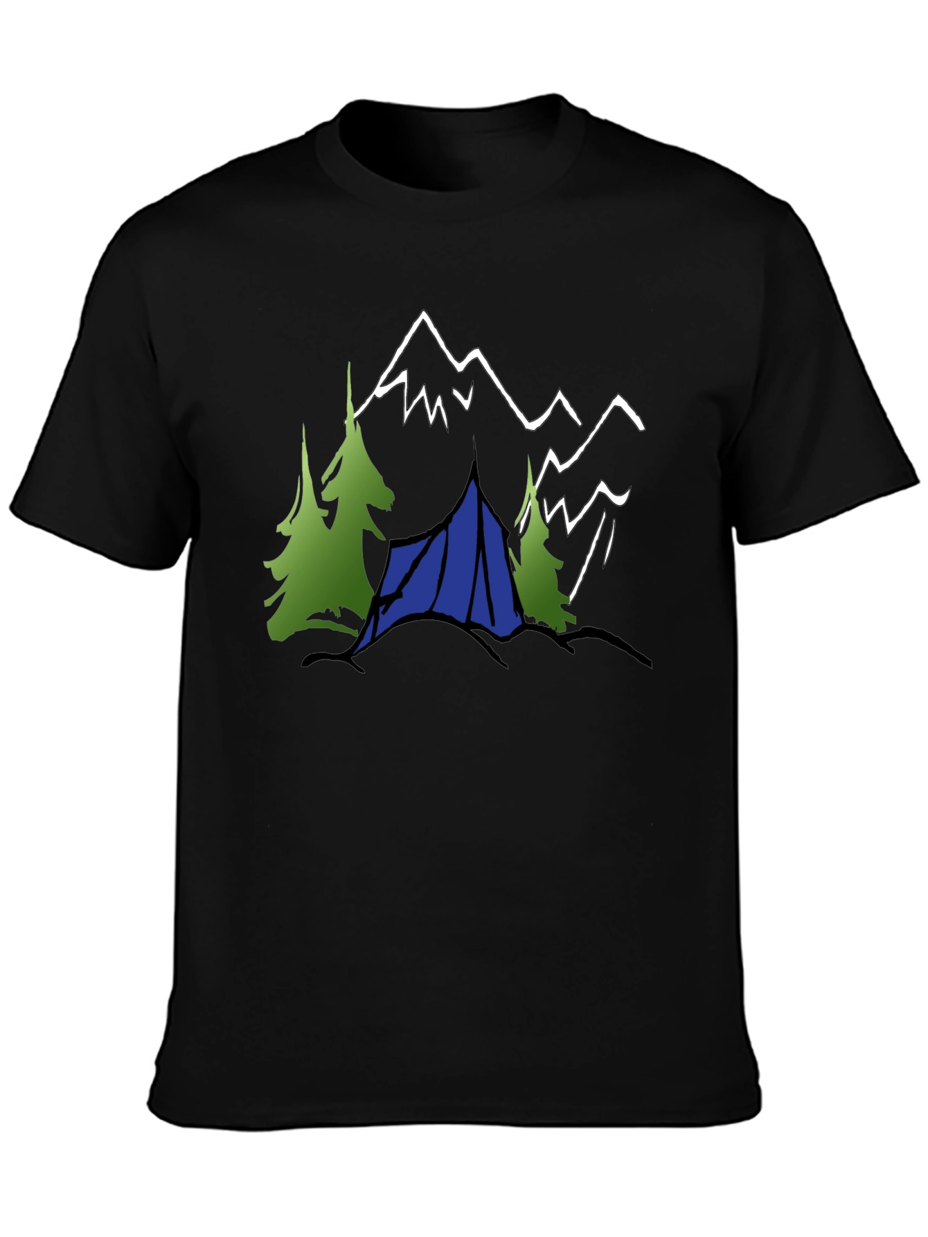 Nature Adventure Tee: Camping in the Mountains