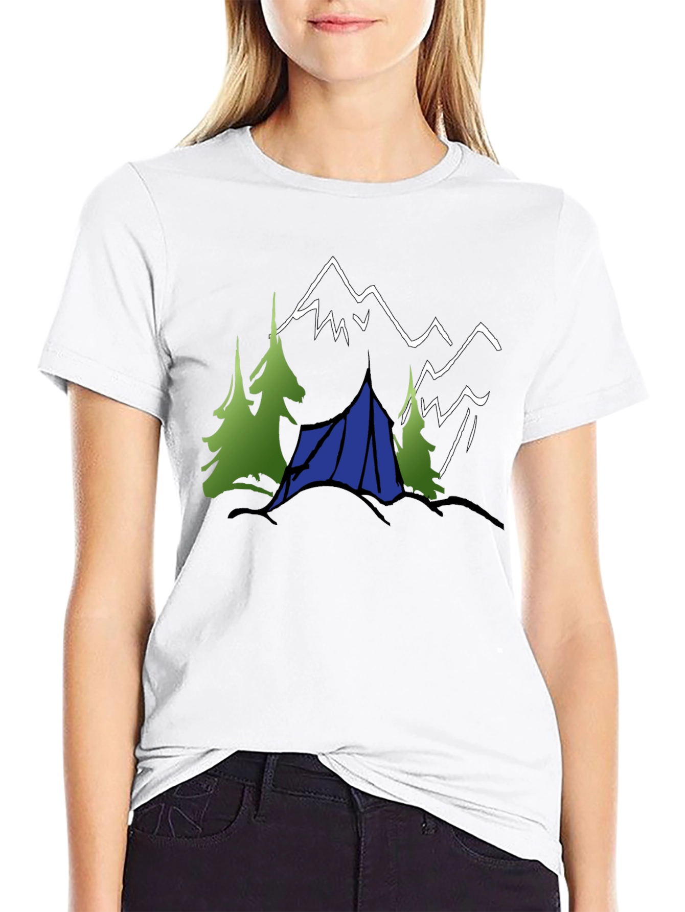 Nature Adventure Tee: Camping in the Mountains