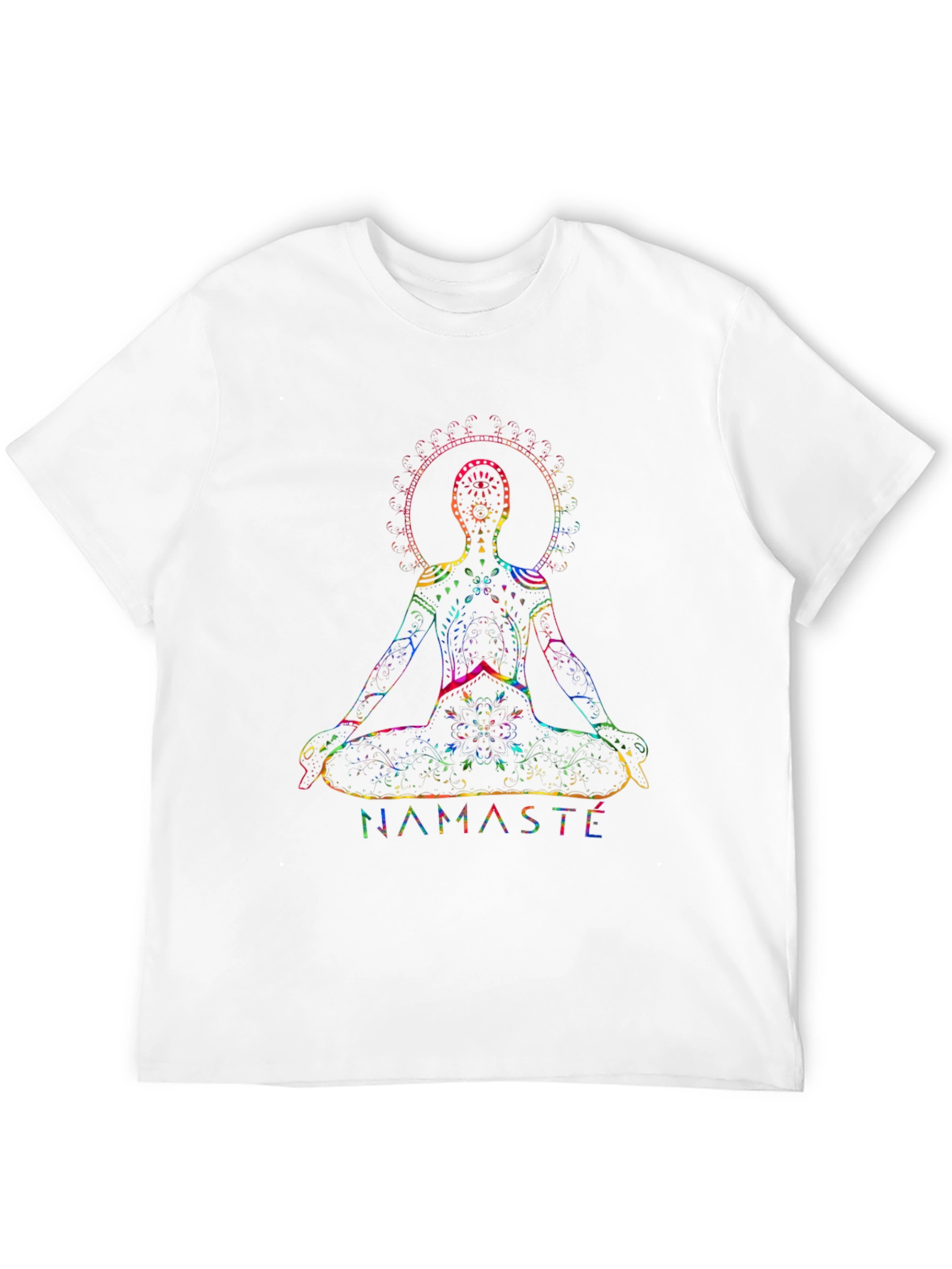 Namaste Chakra Yoga T-Shirt - Meditative Design