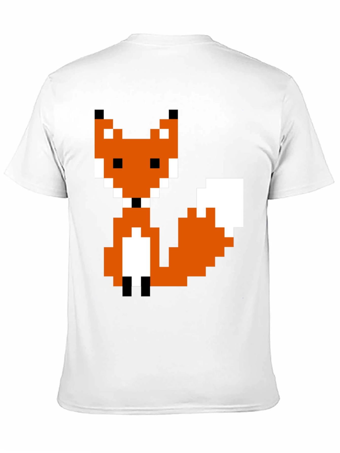 Pixel Fox Graphic T-Shirt - Cool Retro Design