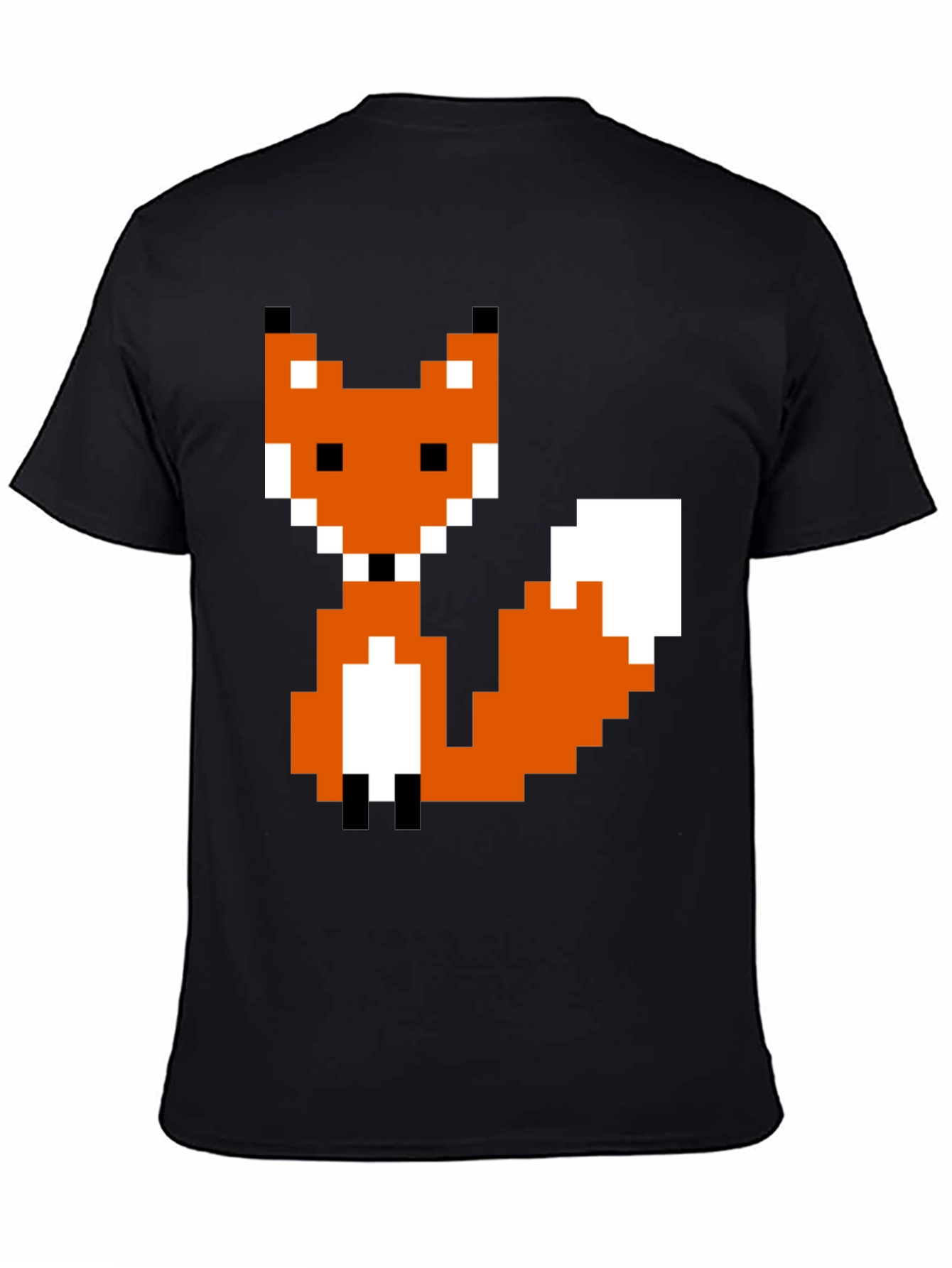 Pixel Fox Graphic T-Shirt - Cool Retro Design