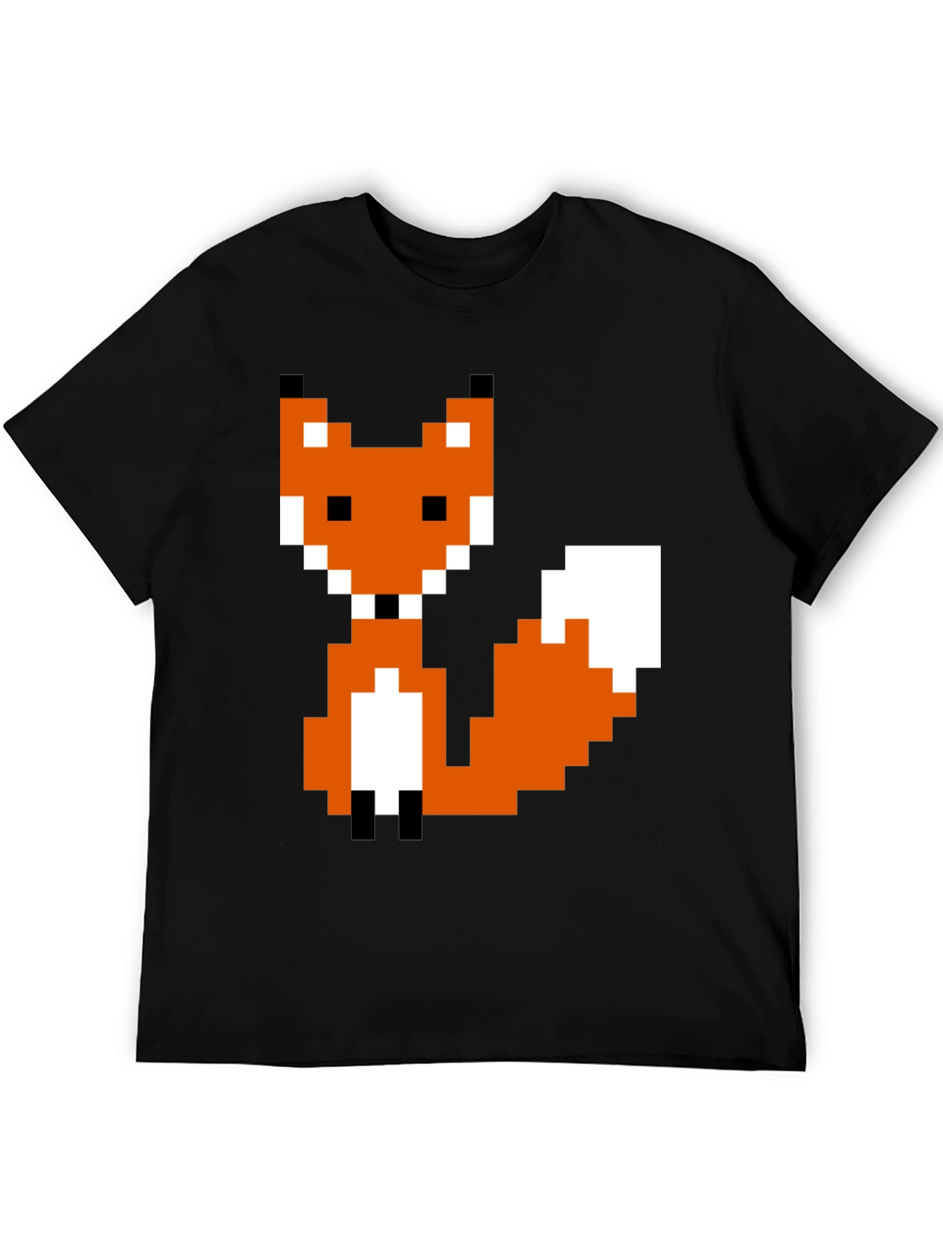Pixel Fox Graphic T-Shirt - Cool Retro Design