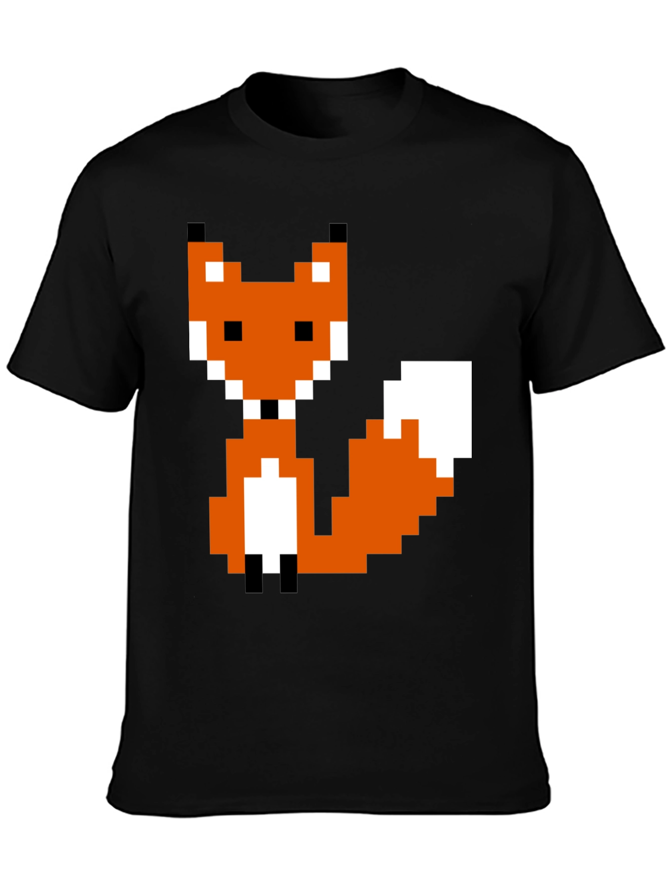 Pixel Fox Graphic T-Shirt - Cool Retro Design
