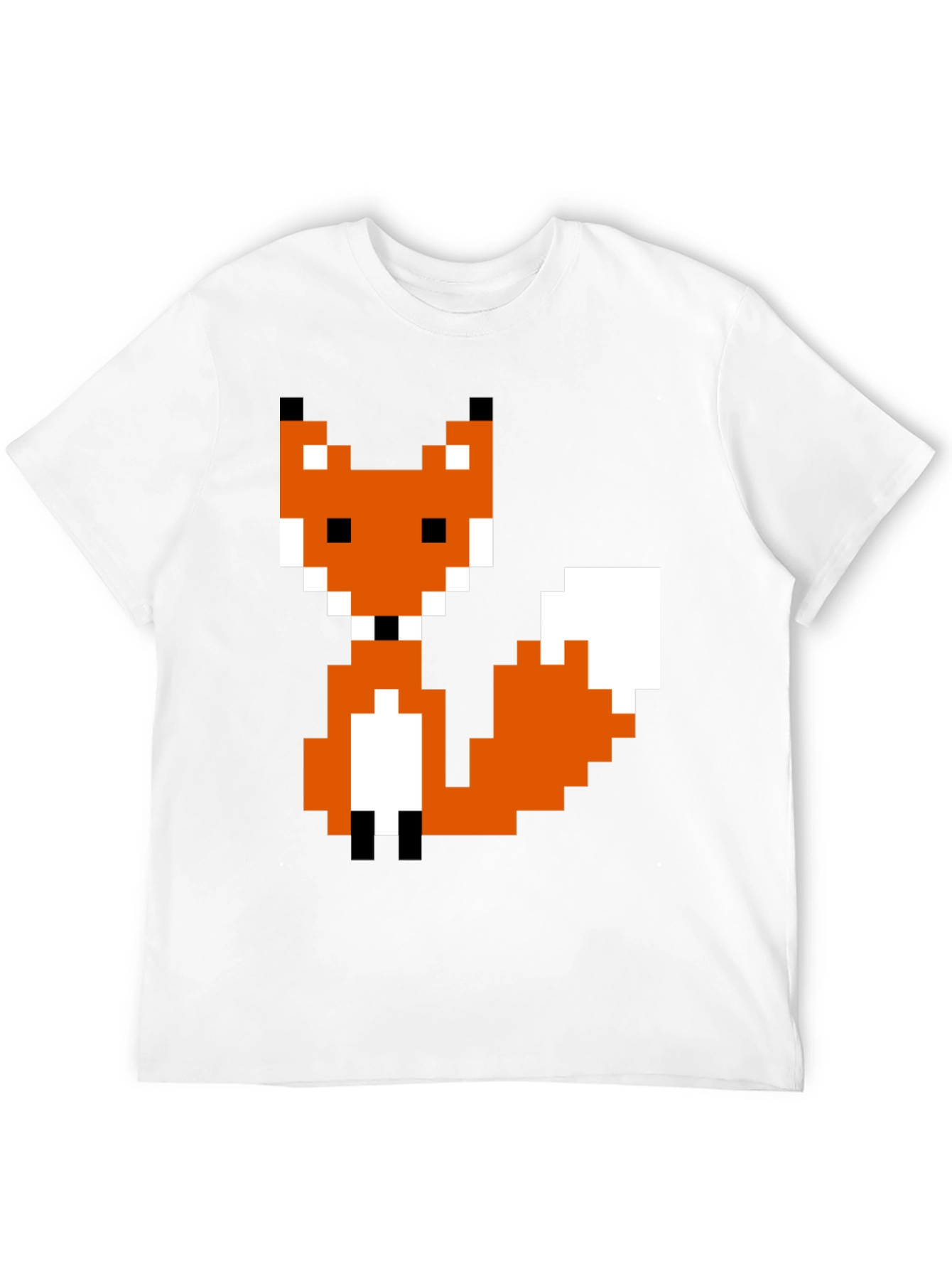 Pixel Fox Graphic T-Shirt - Cool Retro Design