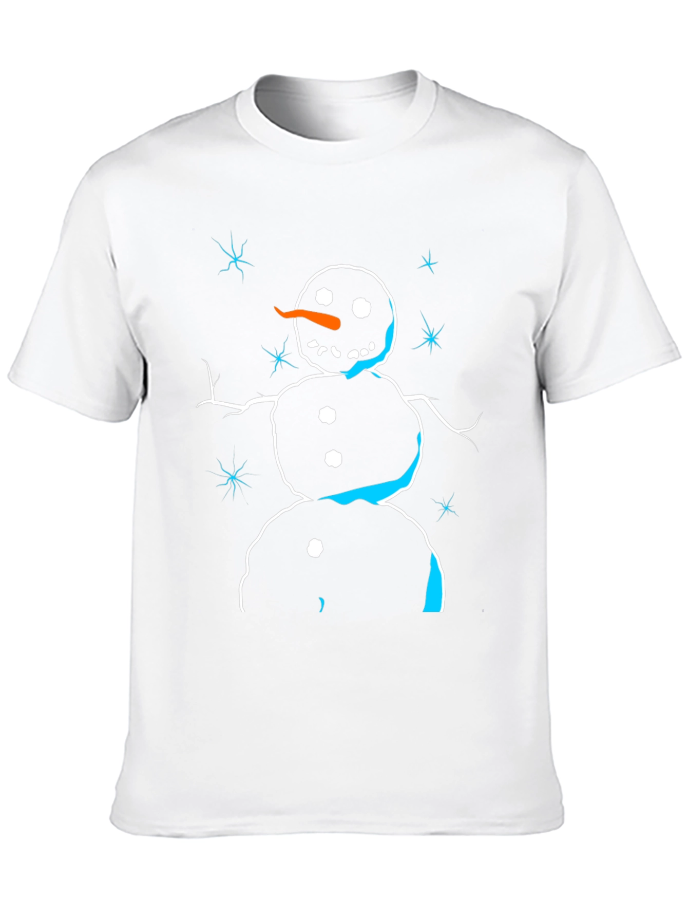 Snowman Graphic Tee - Festive Winter Shirt
