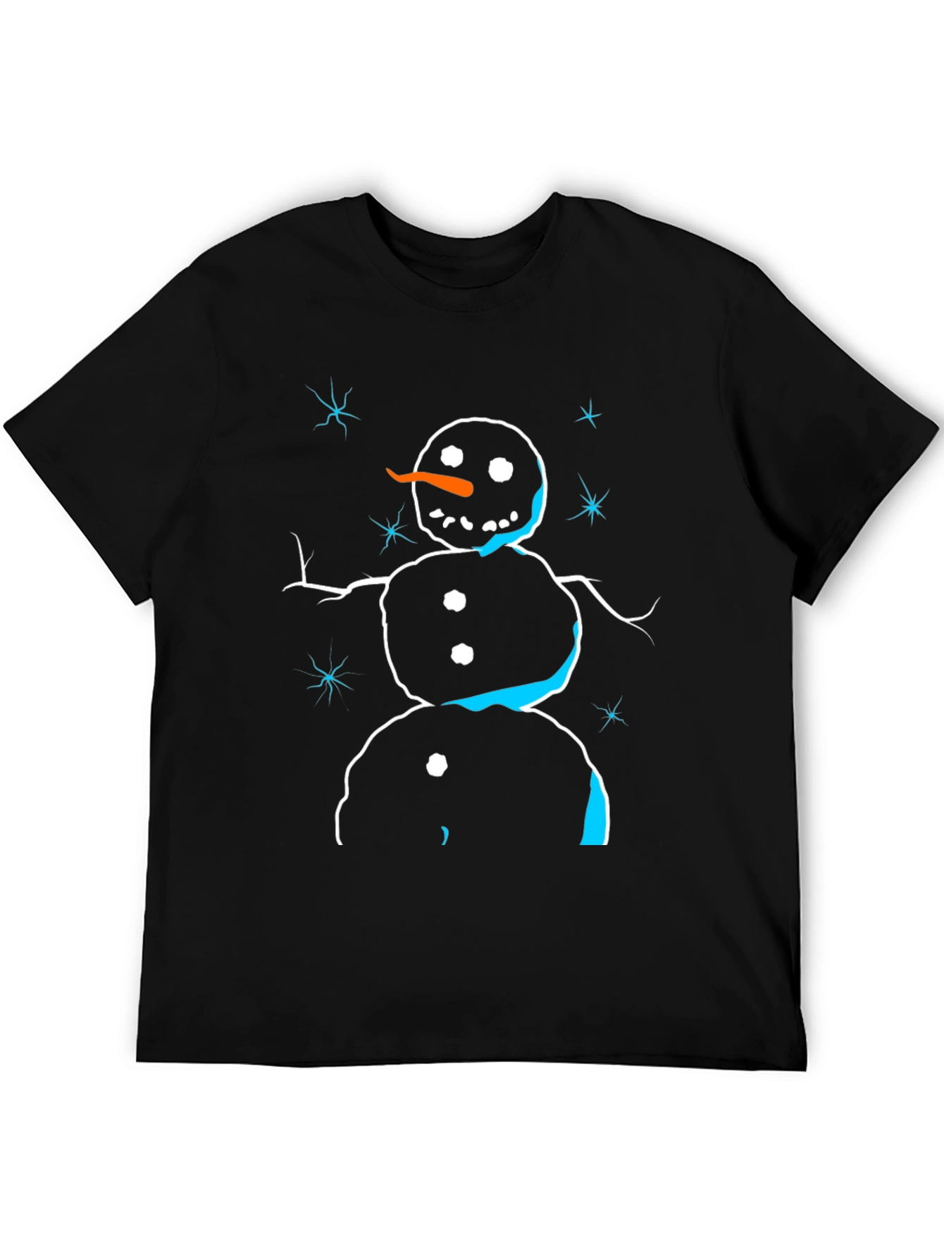 Snowman Graphic Tee - Festive Winter Shirt