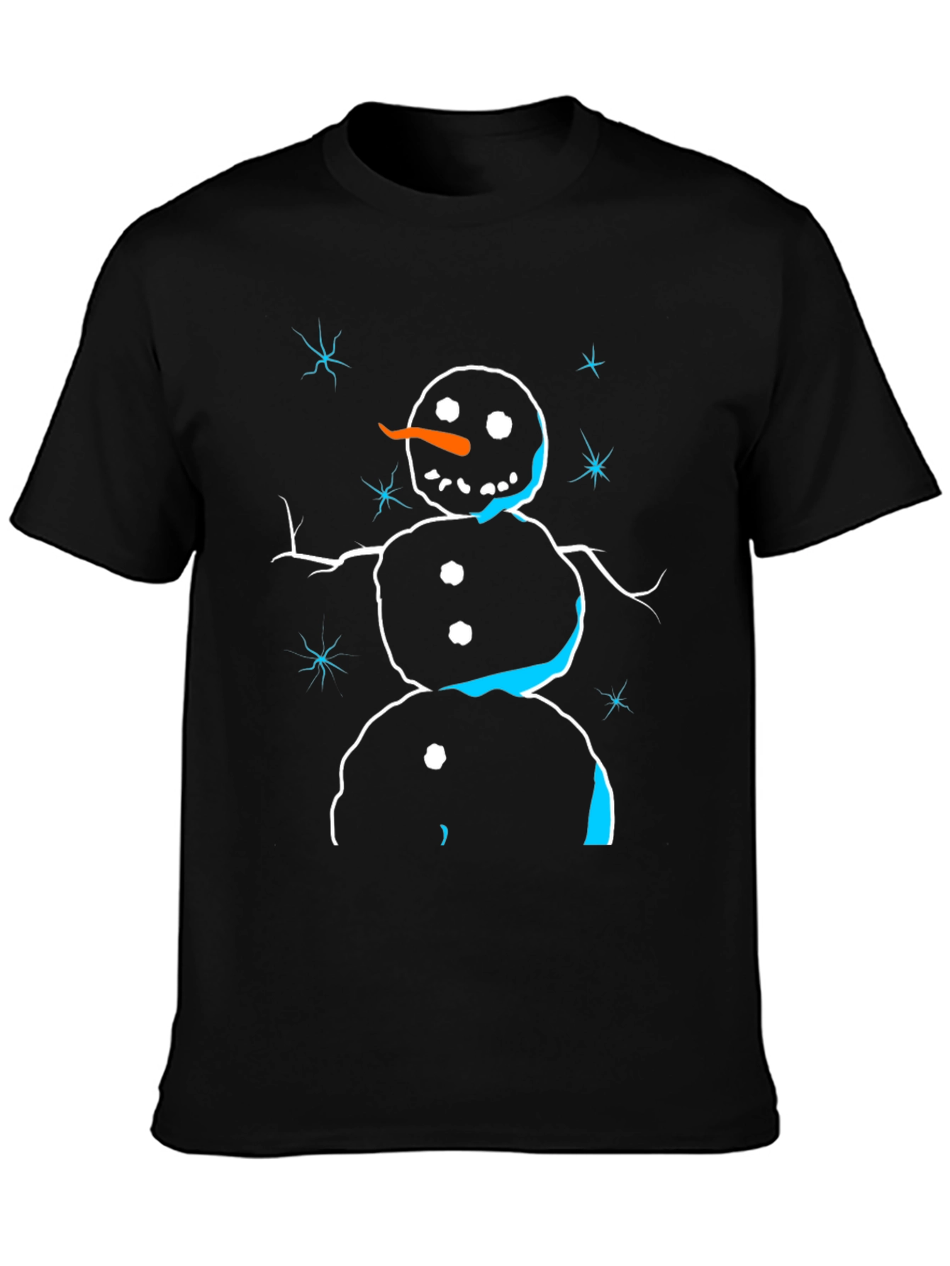 Snowman Graphic Tee - Festive Winter Shirt