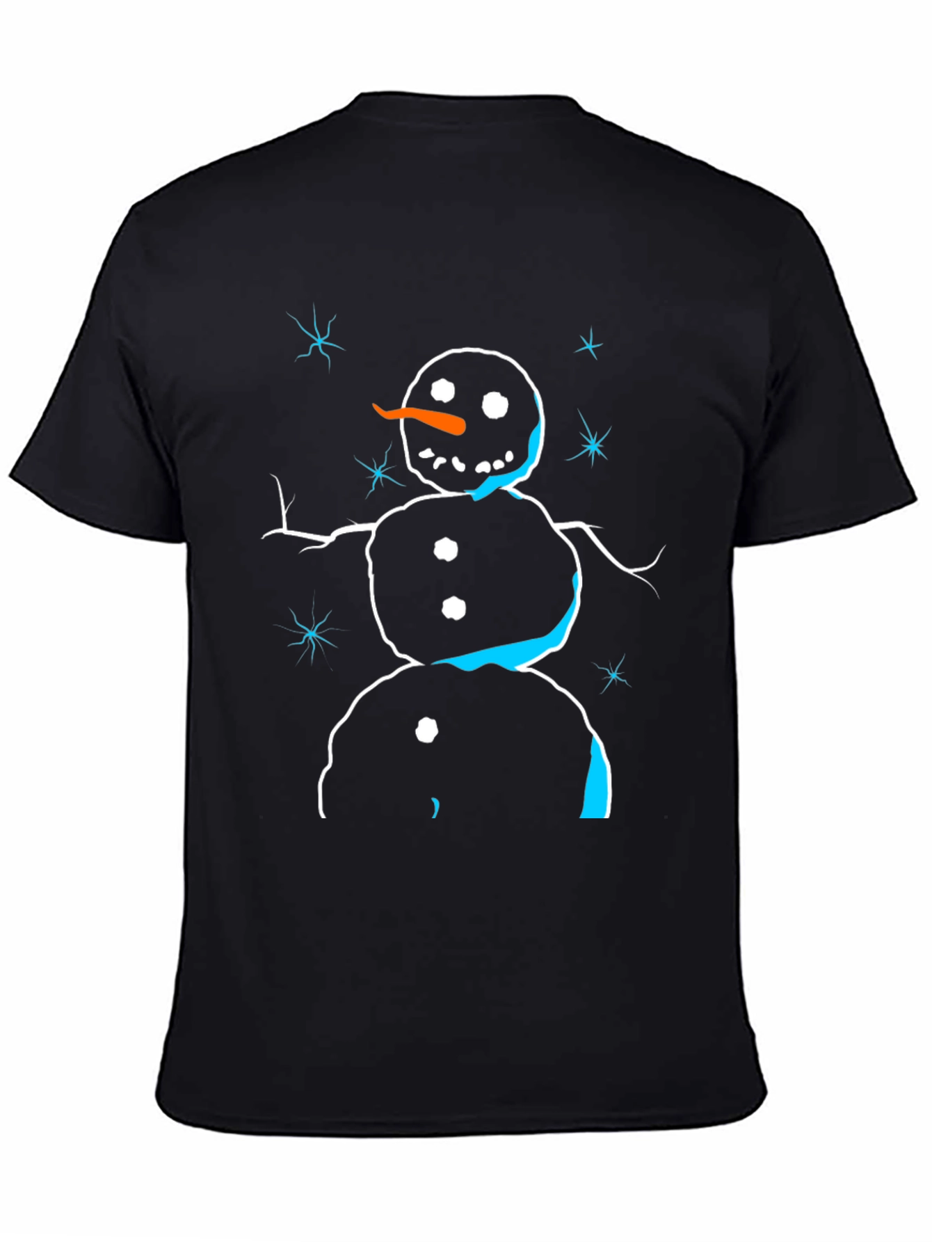 Snowman Graphic Tee - Festive Winter Shirt