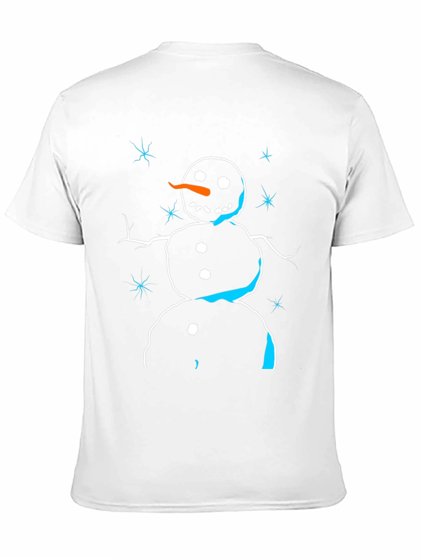 Snowman Graphic Tee - Festive Winter Shirt