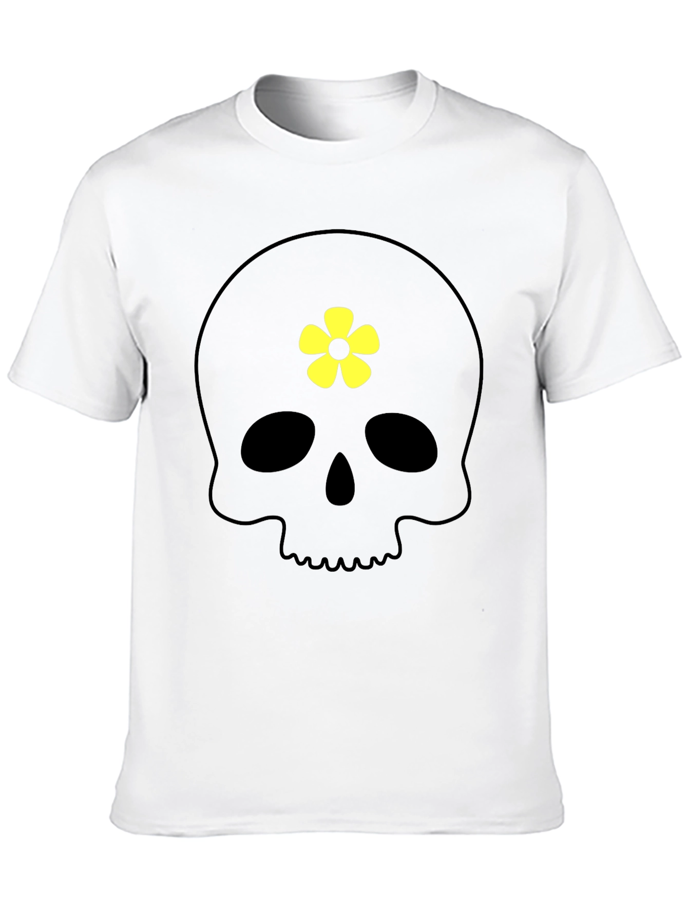 Skull with Flower T-Shirt