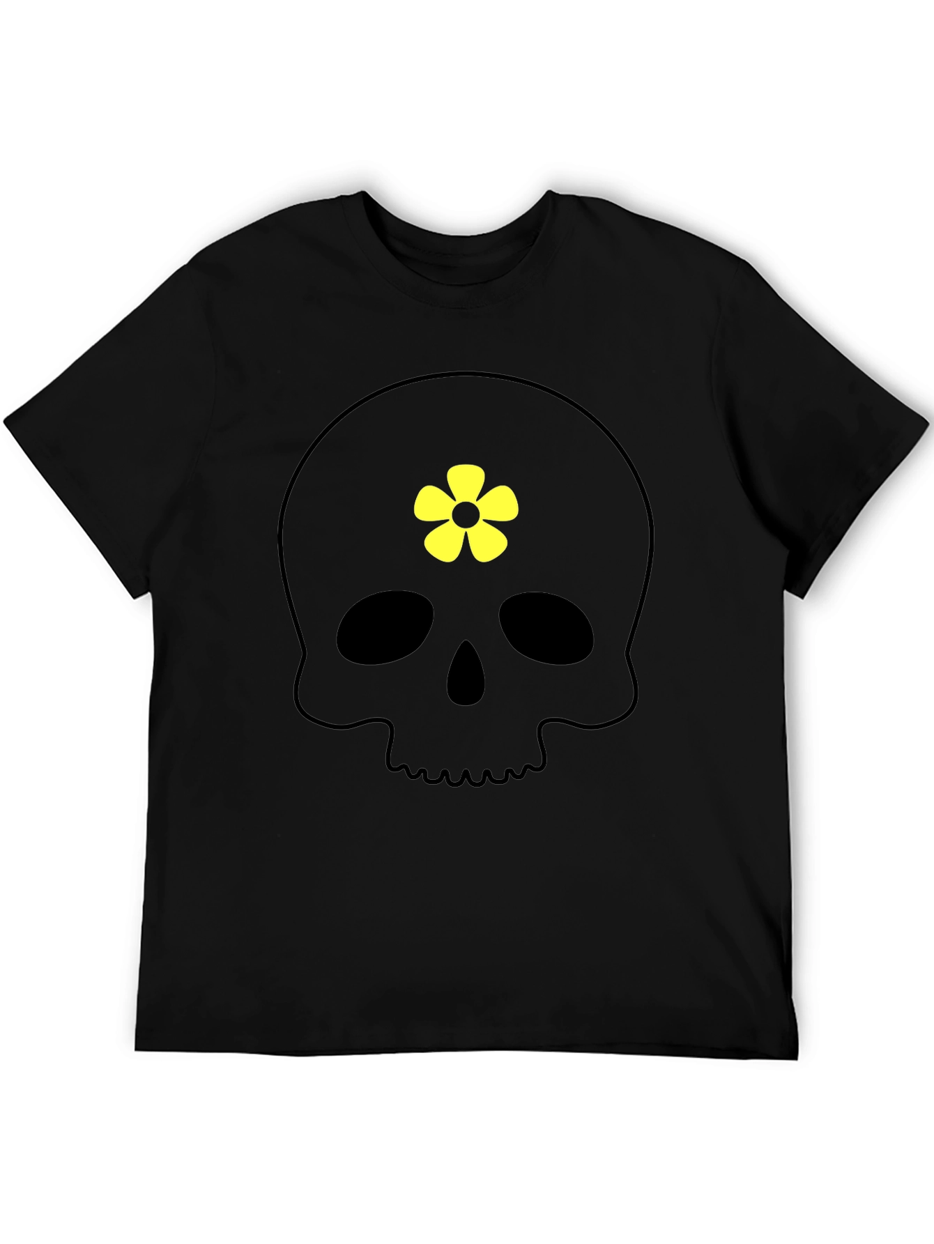 Skull with Flower T-Shirt