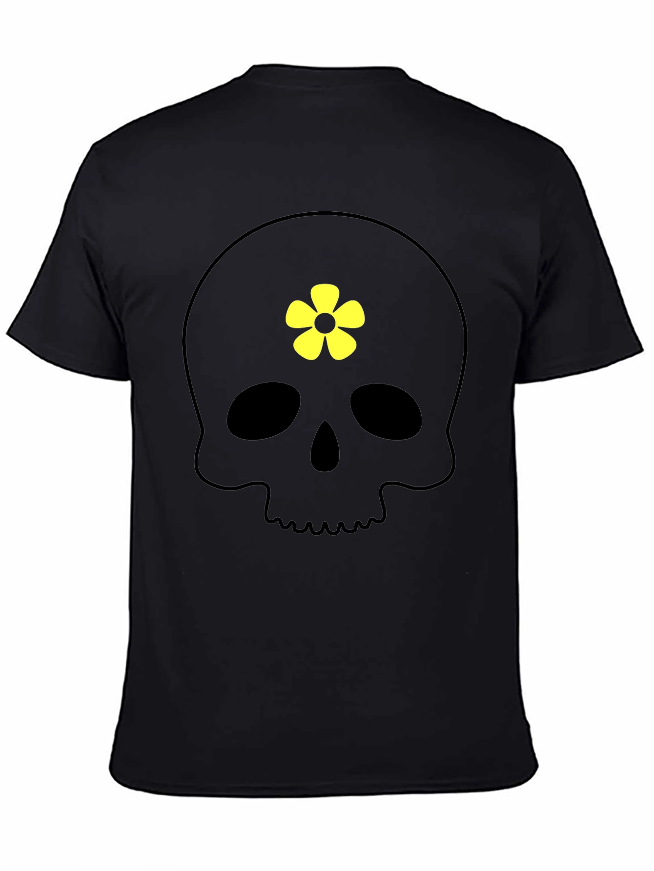 Skull with Flower T-Shirt