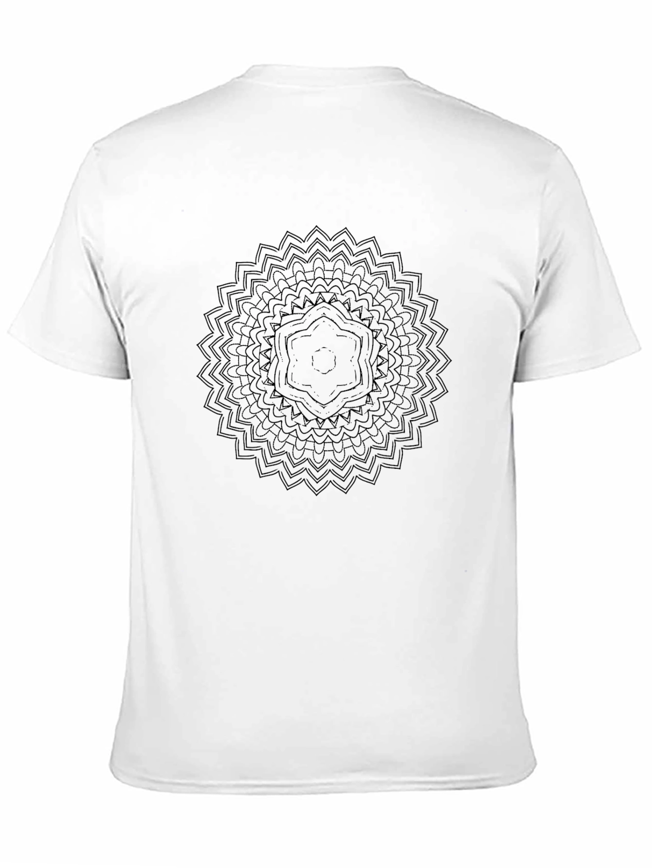 Black Mandala Graphic Tee - Unisex Soft Style