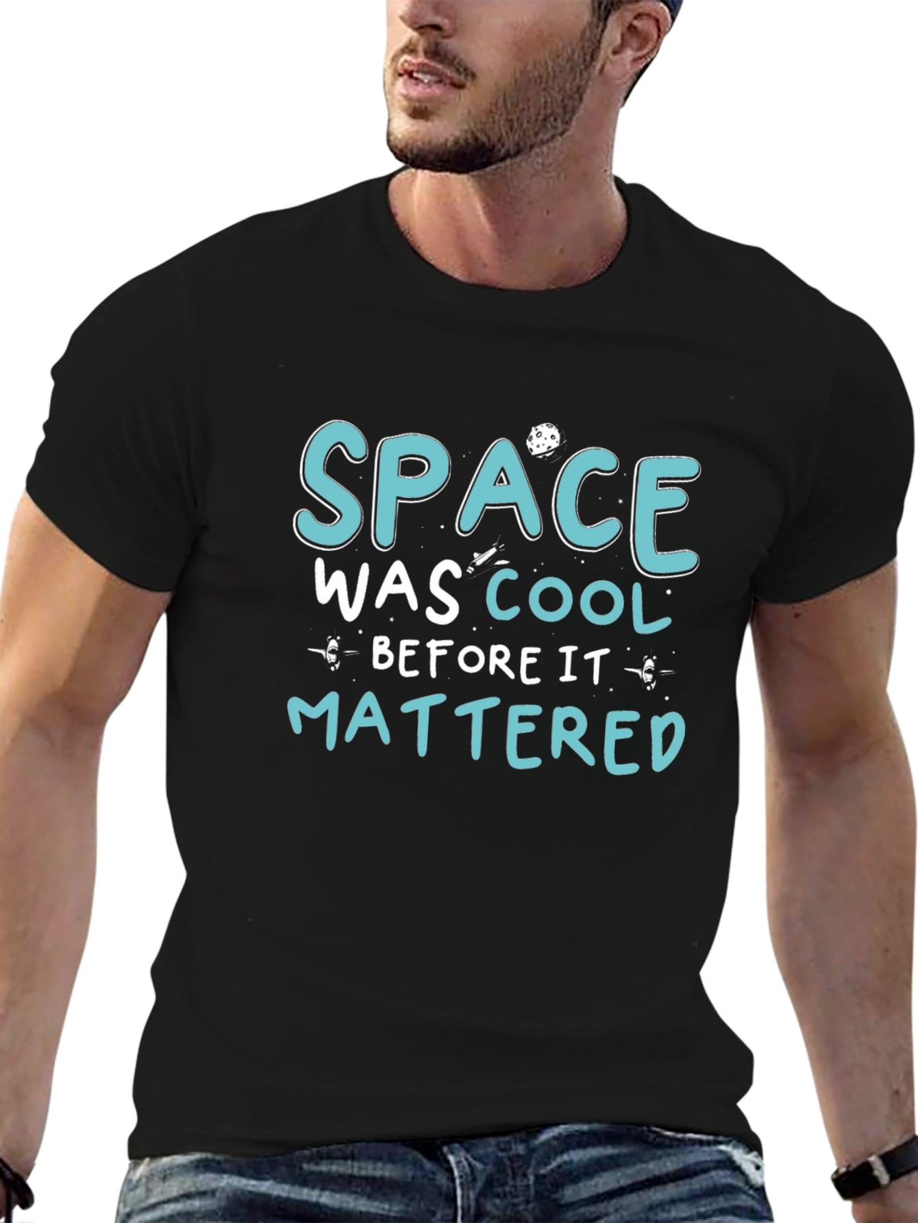 Space Was Cool Graphic T-Shirt