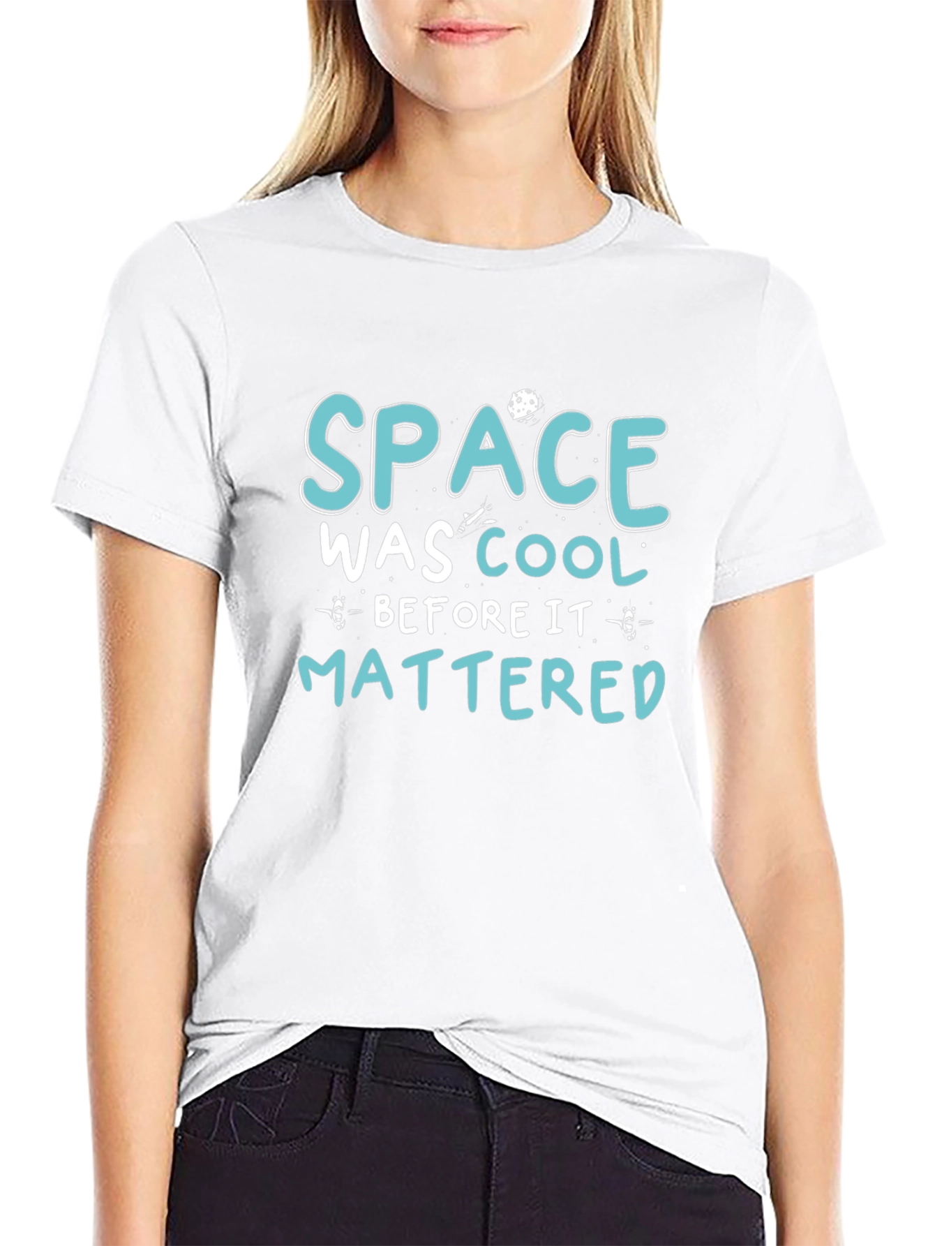 Space Was Cool Graphic T-Shirt