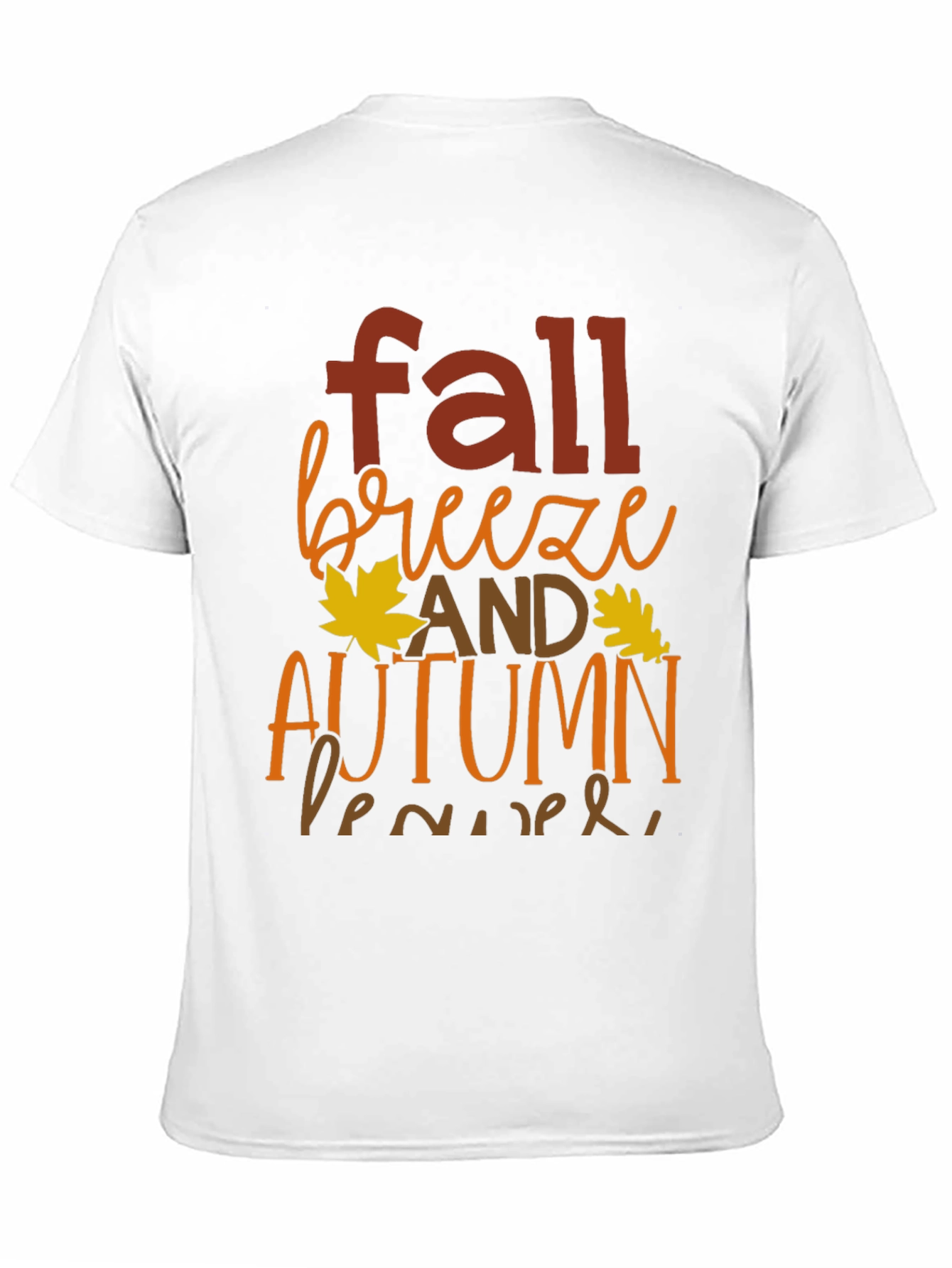 Fall Breeze Autumn Leaves Graphic T-Shirt