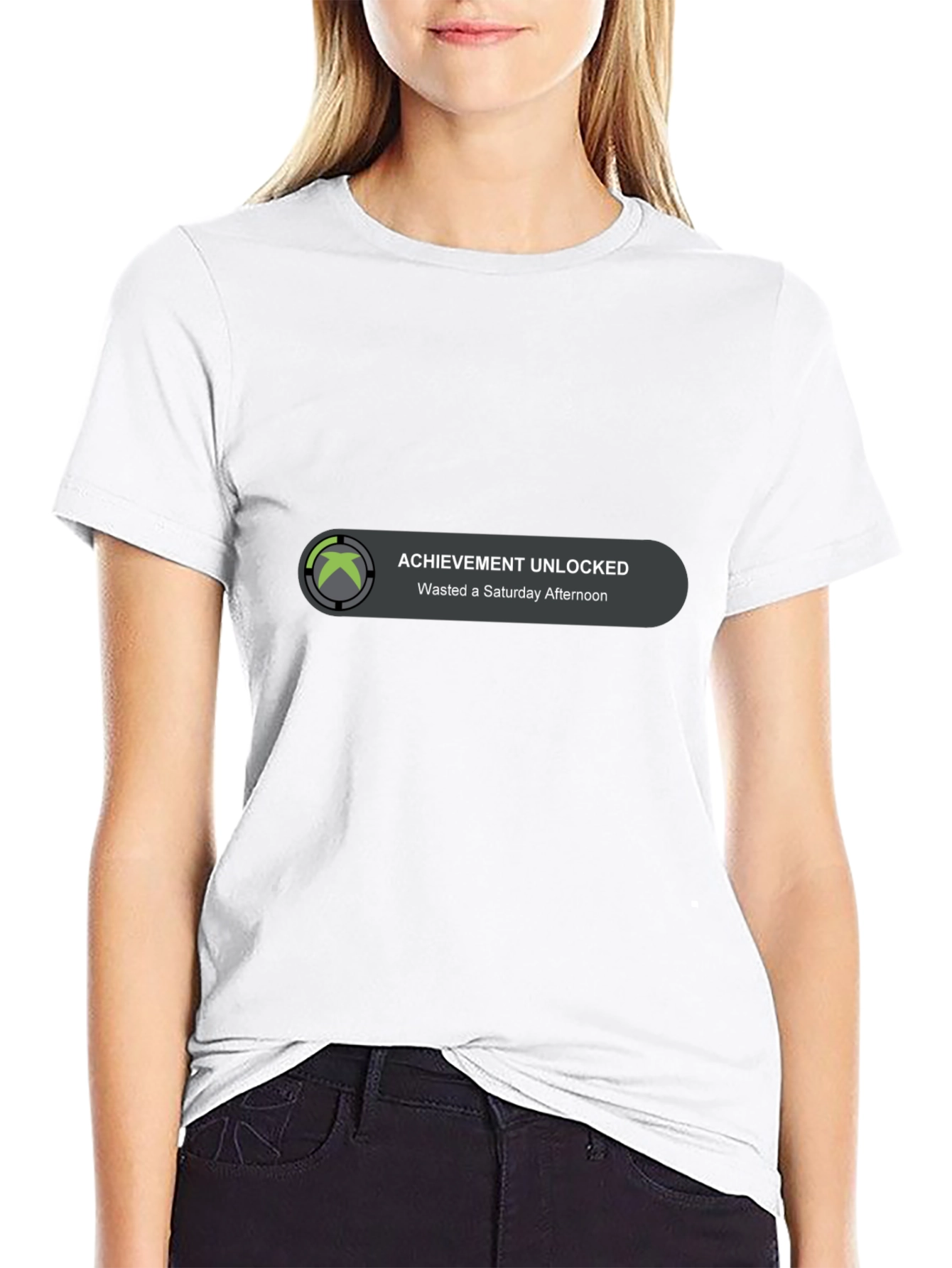 Achievement Unlocked Gamer T-Shirt - Wasted Saturday