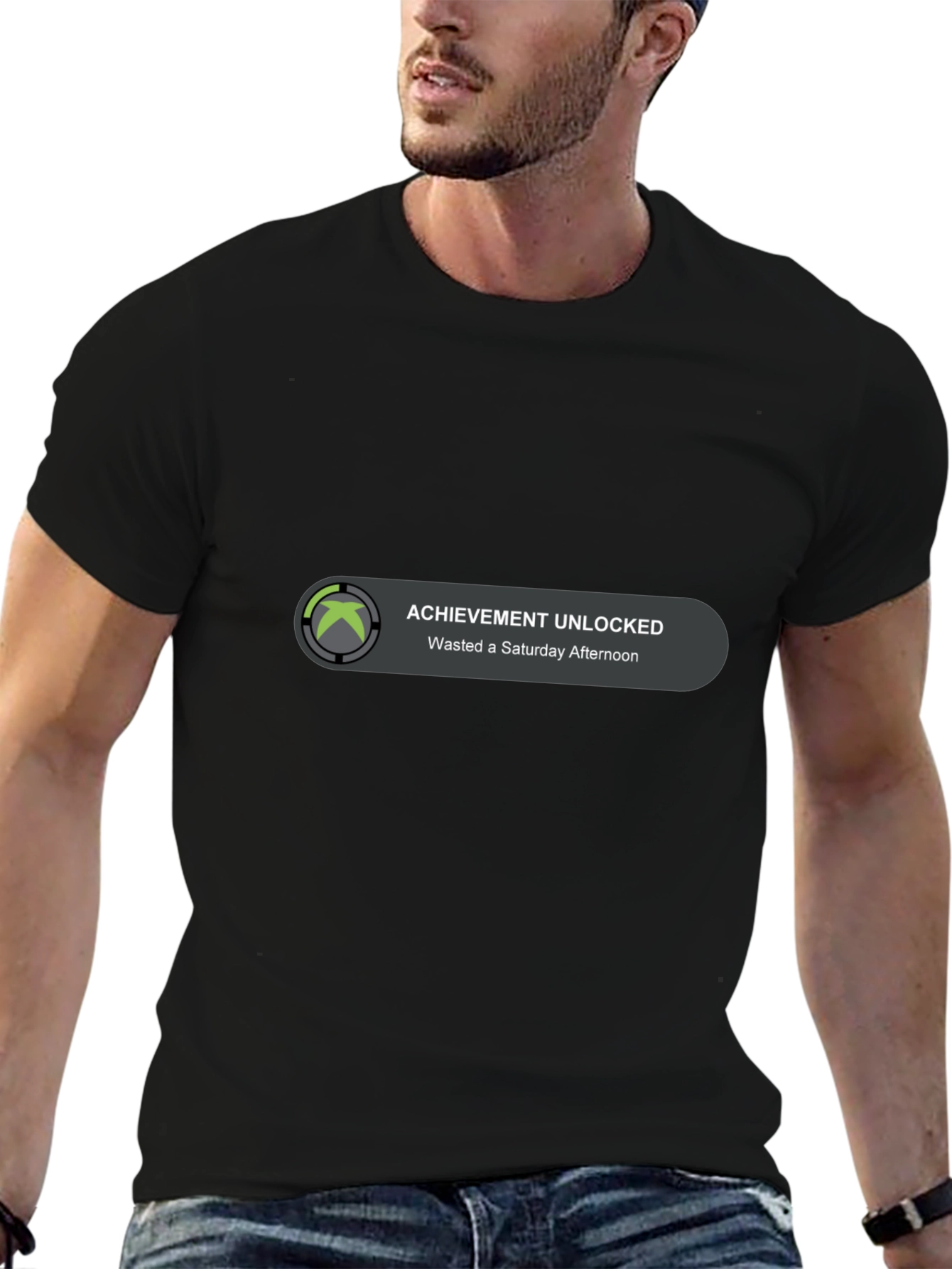 Achievement Unlocked Gamer T-Shirt - Wasted Saturday