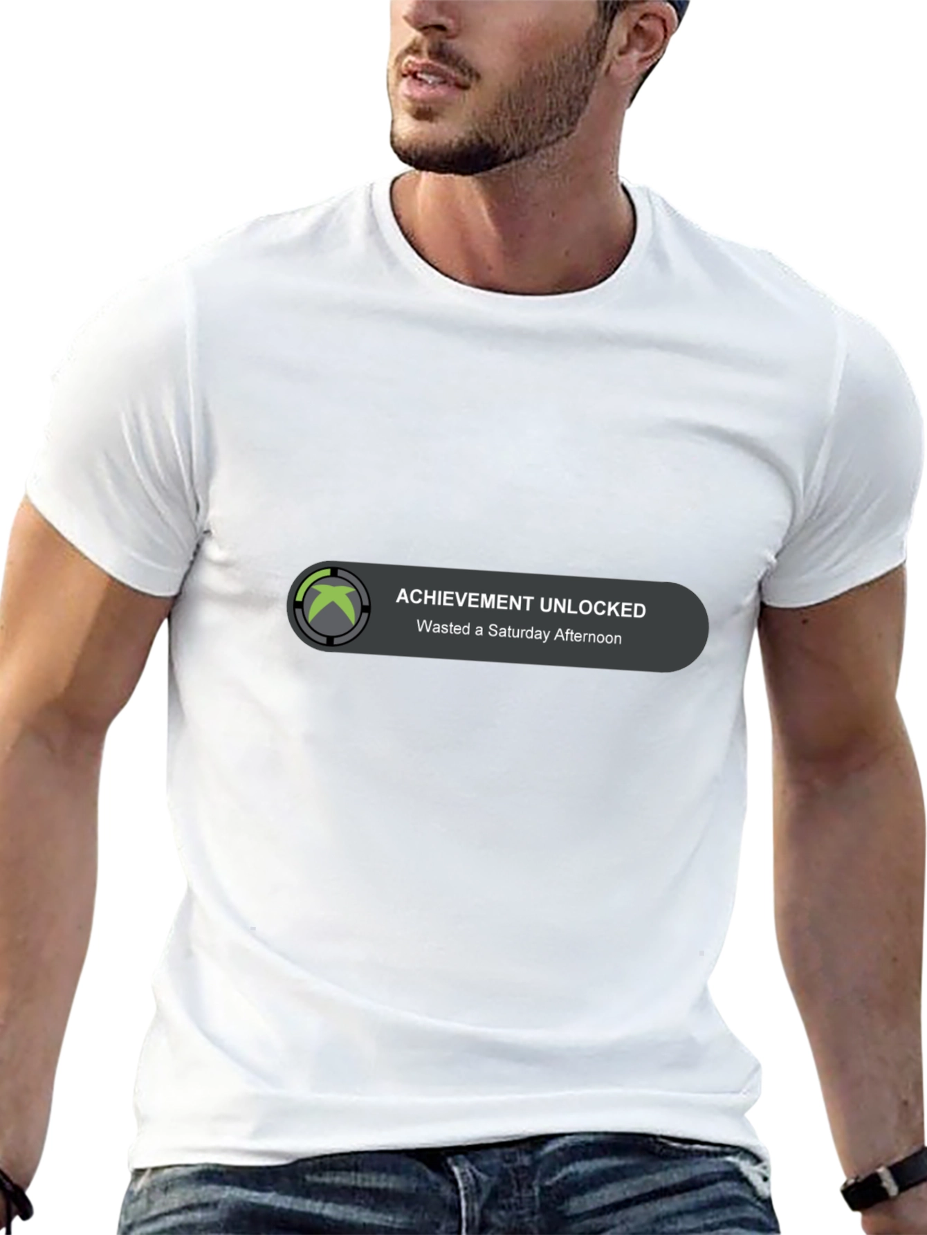 Achievement Unlocked Gamer T-Shirt - Wasted Saturday