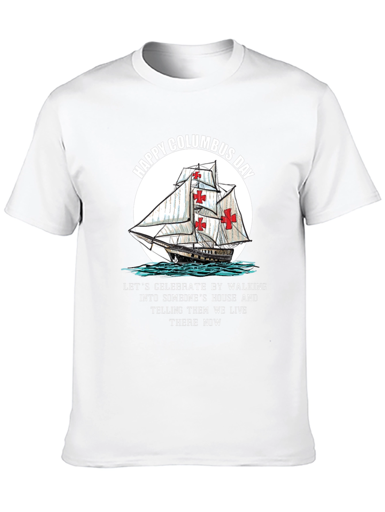 Happy Columbus Day Graphic T-Shirt