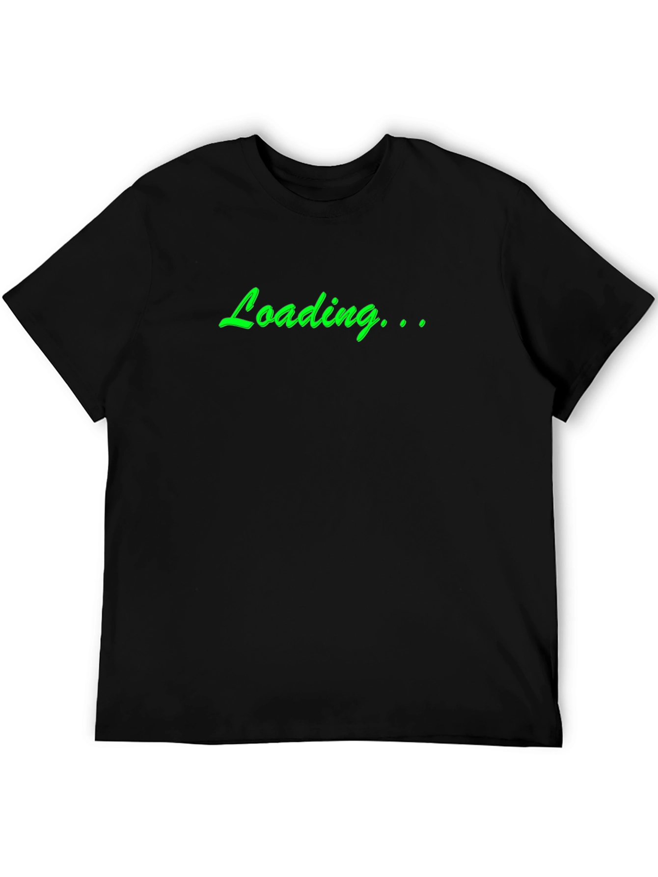Loading... Graphic Print Black T-Shirt