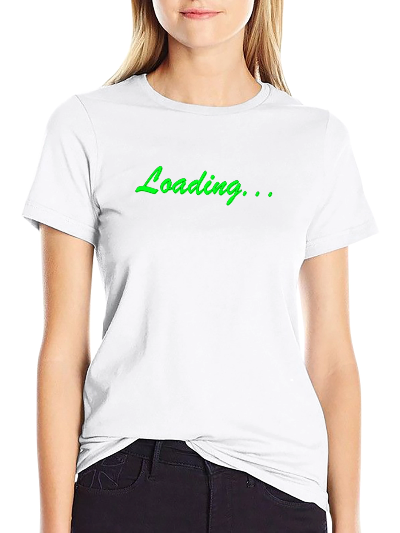 Loading... Graphic Print Black T-Shirt