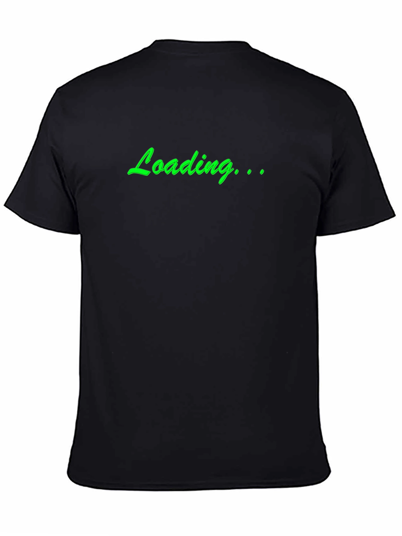 Loading... Graphic Print Black T-Shirt