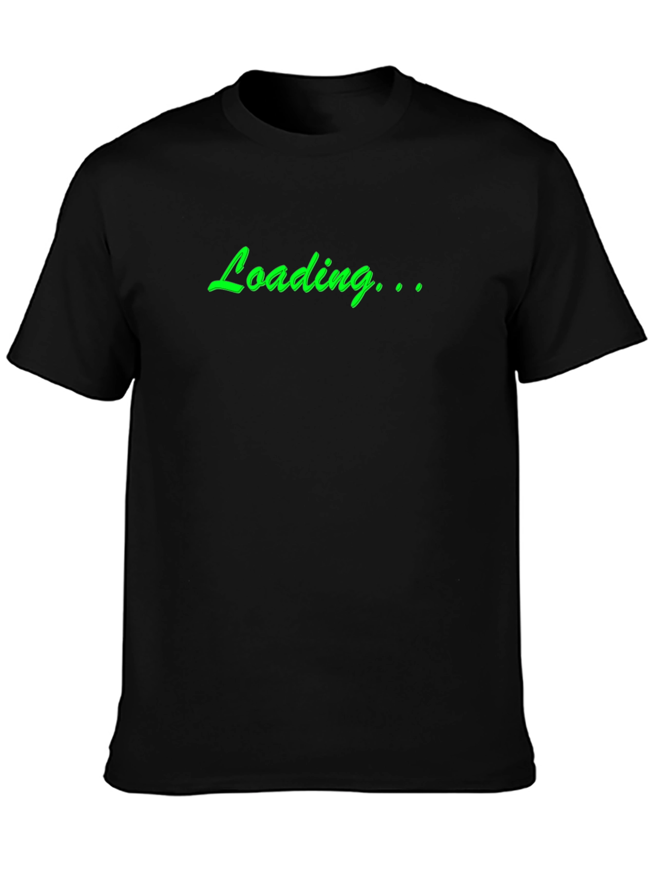 Loading... Graphic Print Black T-Shirt