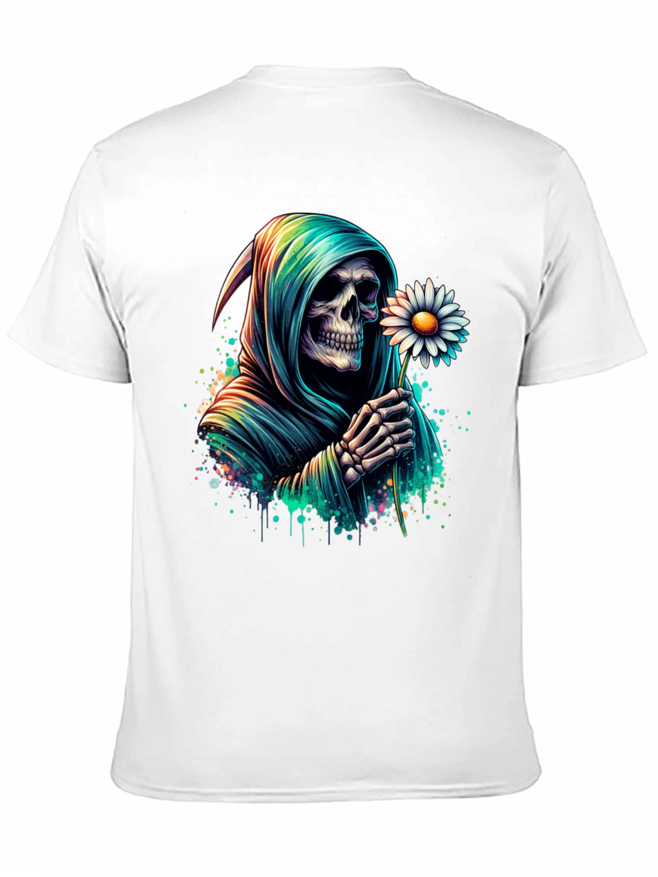 Grim Reaper Daisy T-Shirt