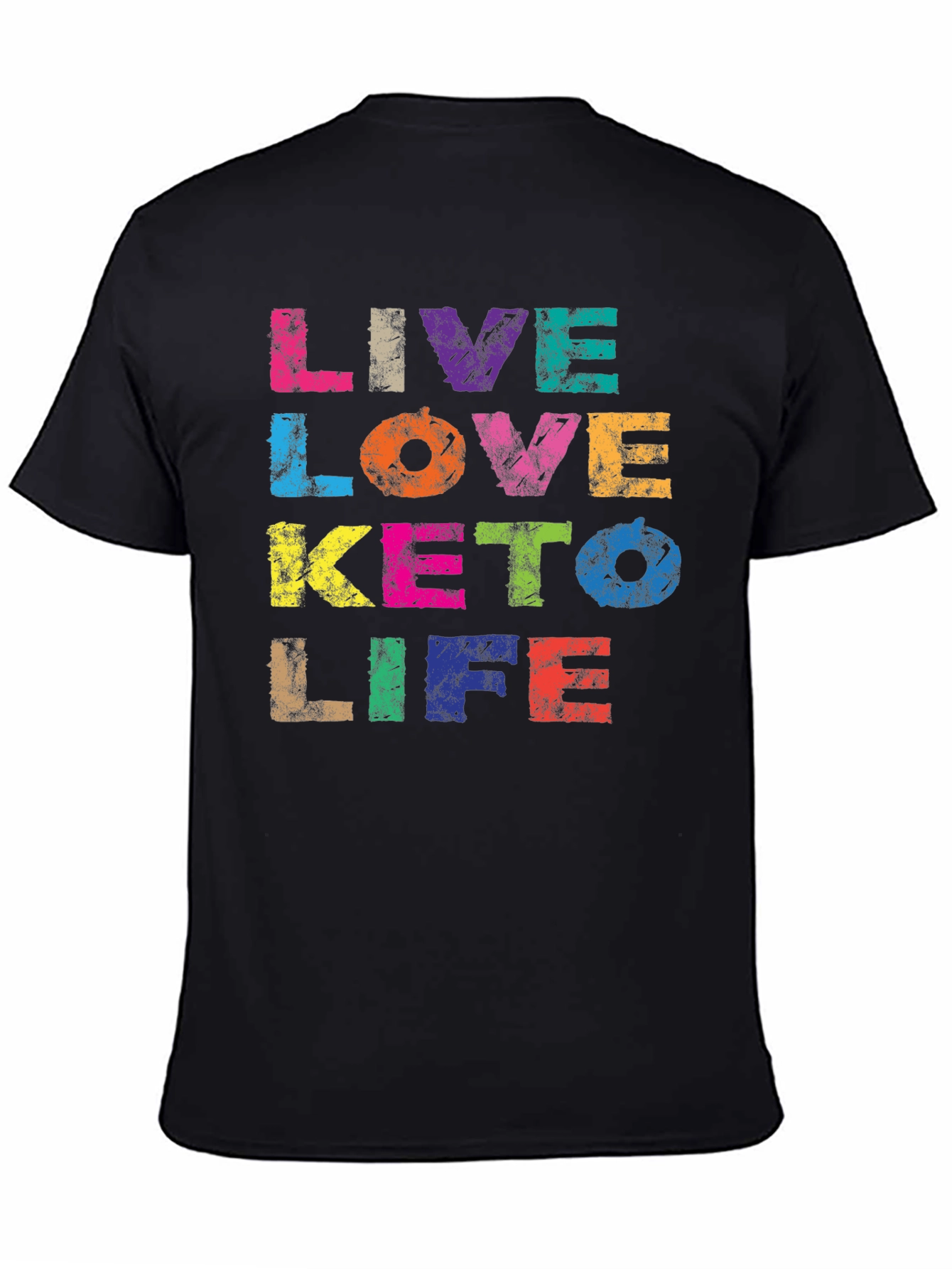 Live Love Keto Life Graphic T-Shirt