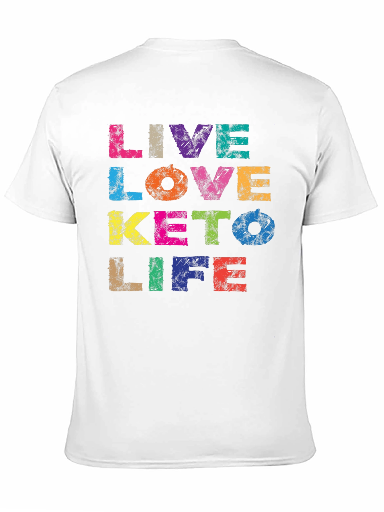 Live Love Keto Life Graphic T-Shirt