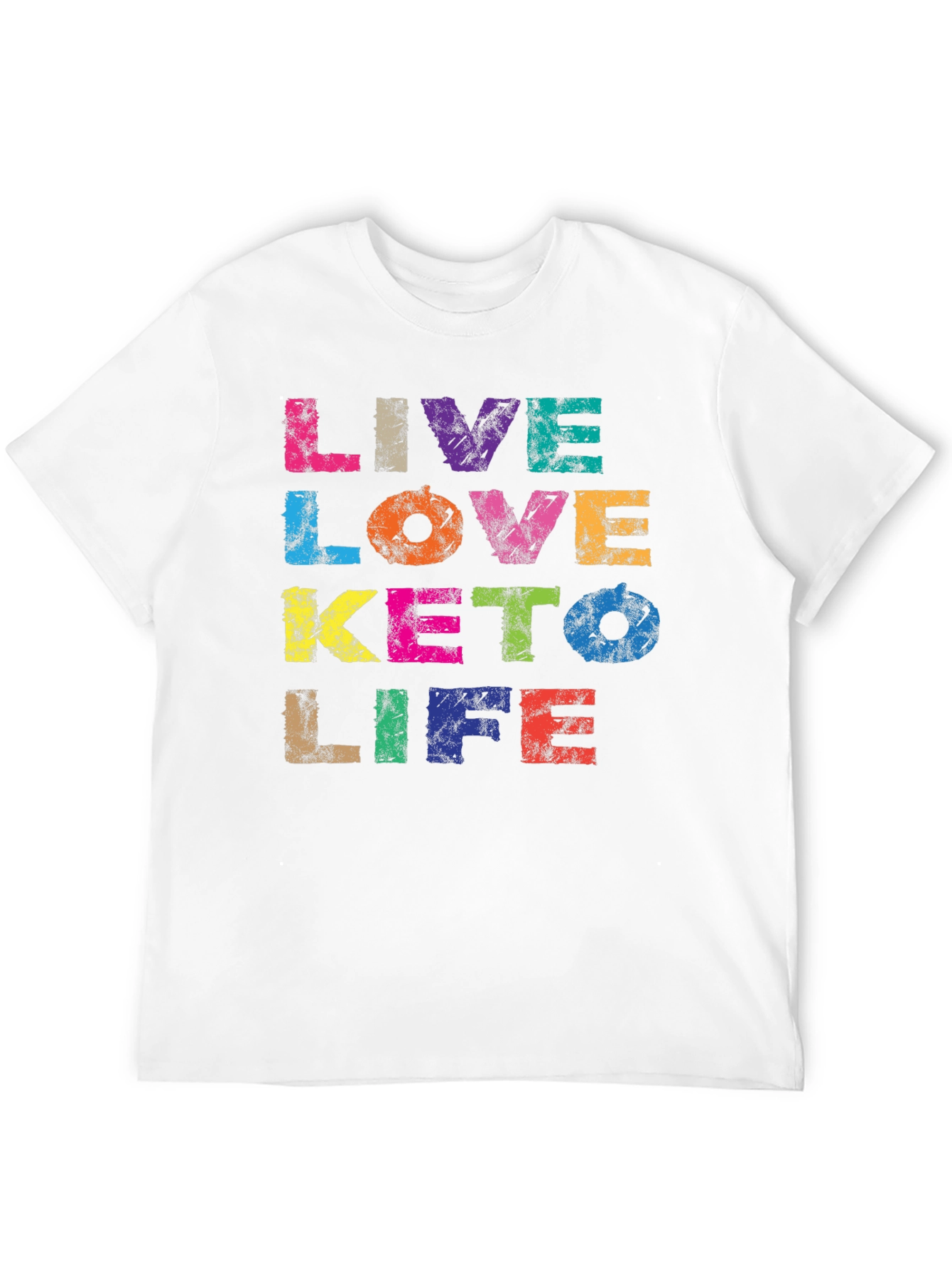 Live Love Keto Life Graphic T-Shirt