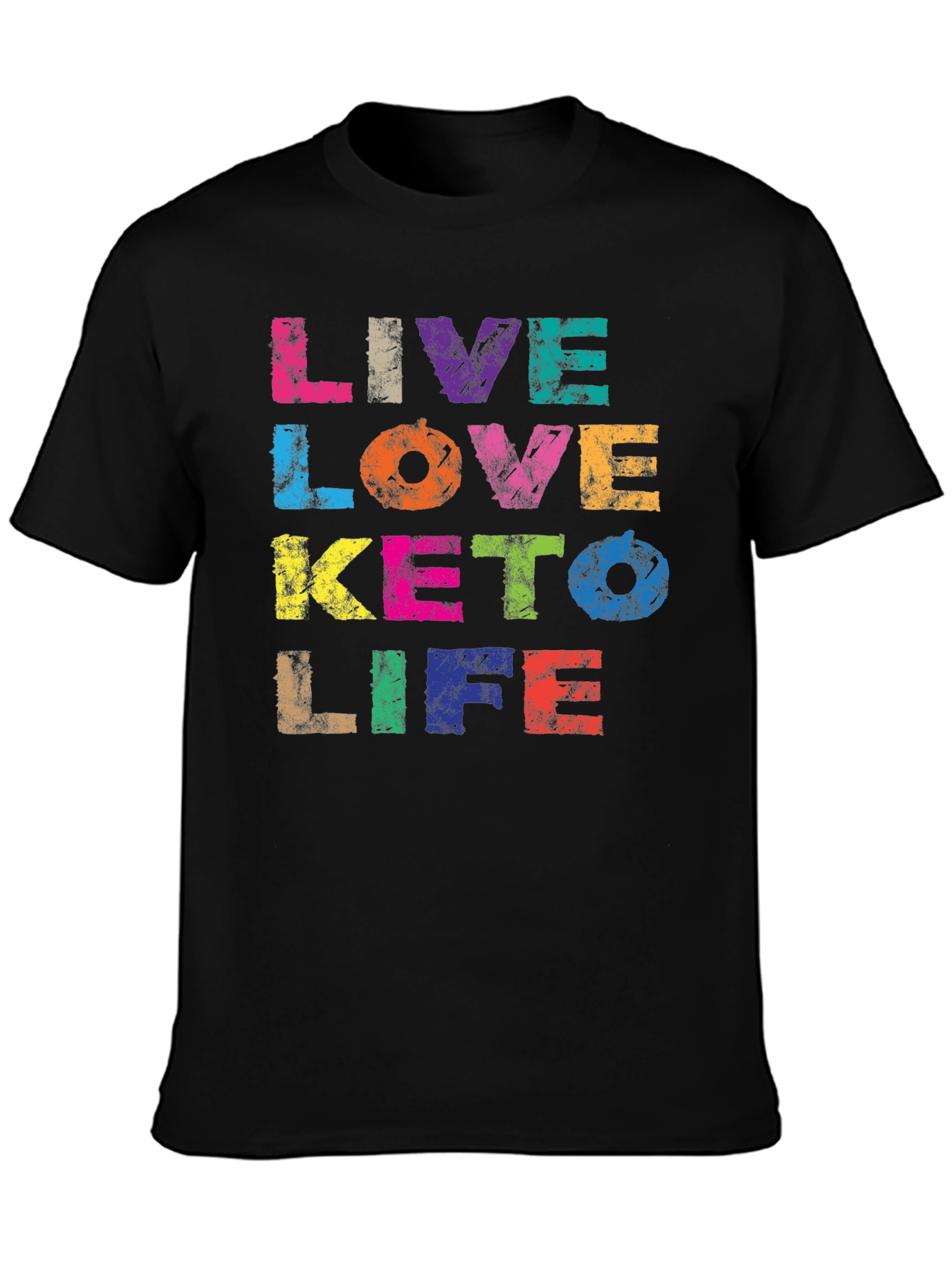 Live Love Keto Life Graphic T-Shirt
