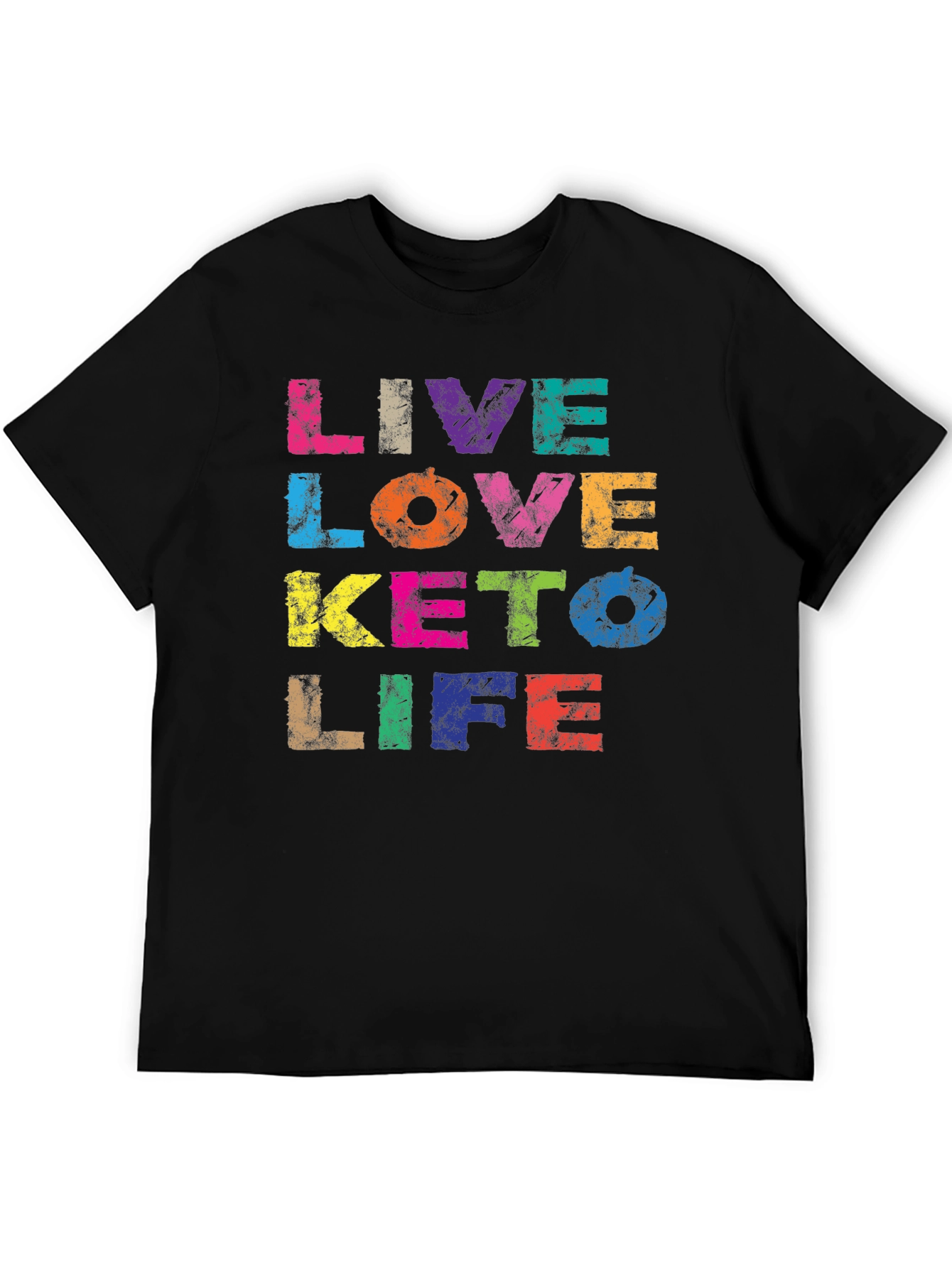 Live Love Keto Life Graphic T-Shirt