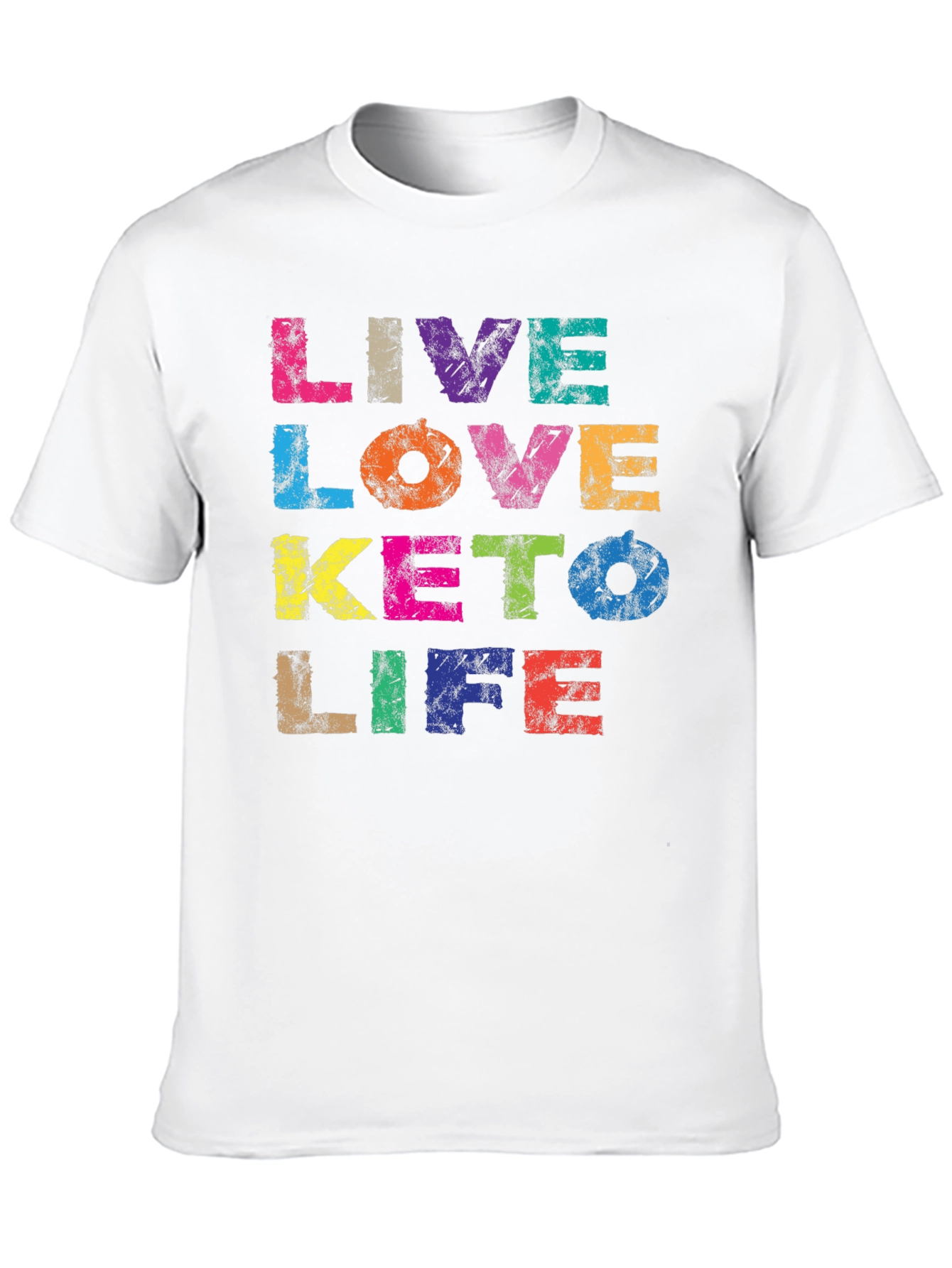 Live Love Keto Life Graphic T-Shirt
