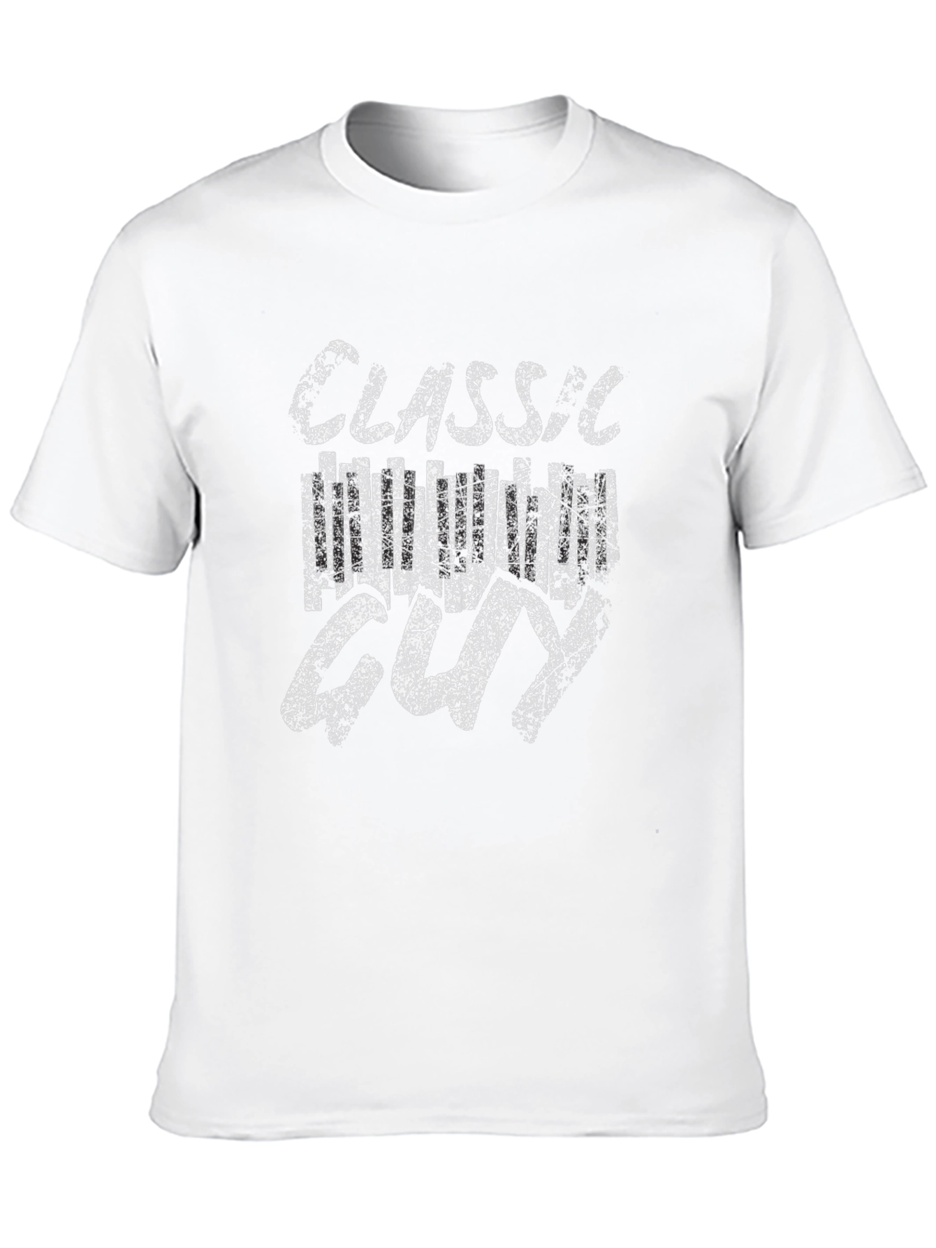 Classic Hollywood Guy Graphic T-Shirt - Black