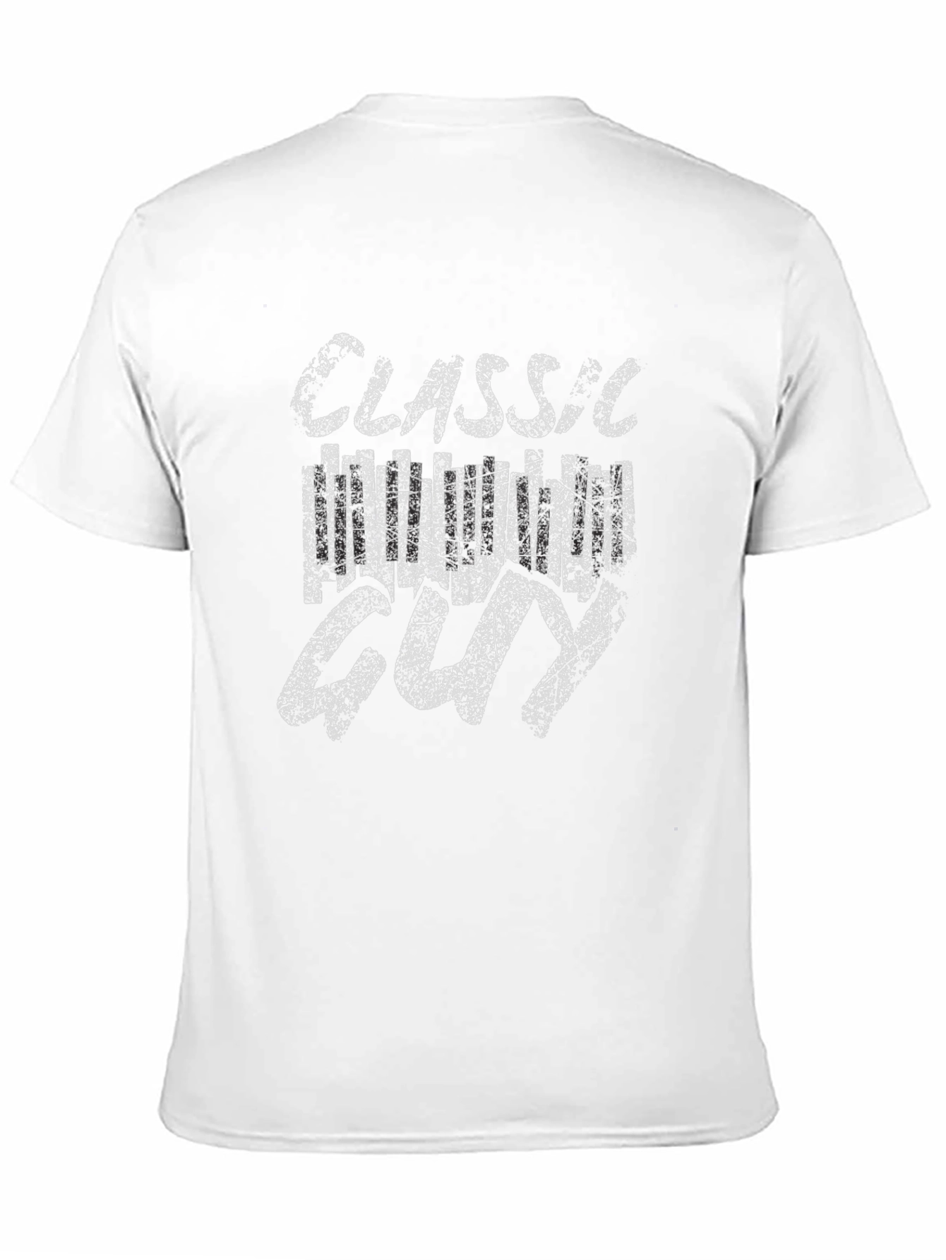 Classic Hollywood Guy Graphic T-Shirt - Black