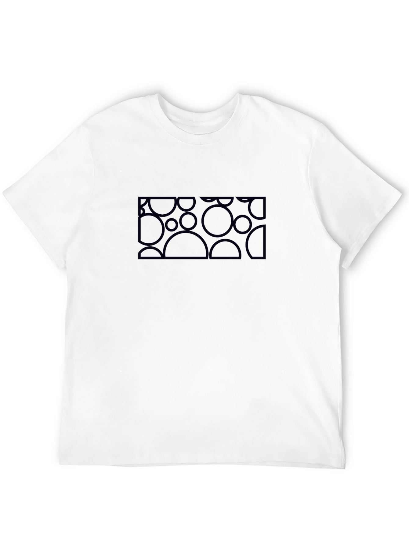Modern Graphic Print Black T-Shirt - Stylish Casual Wear