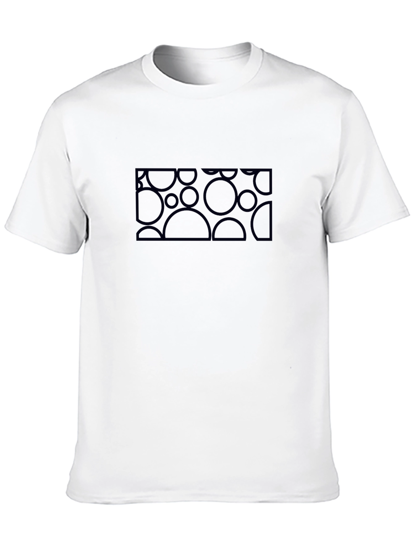 Modern Graphic Print Black T-Shirt - Stylish Casual Wear