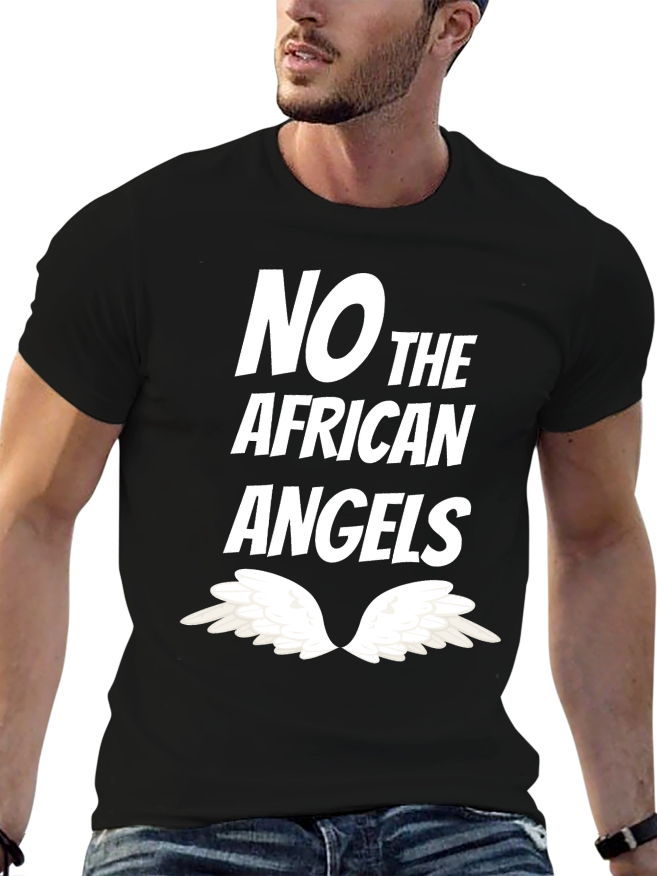 No the African Angels Graphic T-Shirt